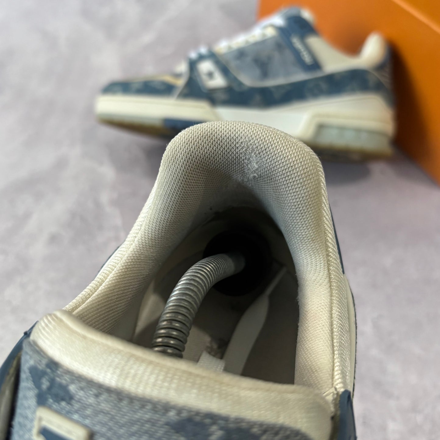 Louis Vuitton Denim Trainers - Fits UK 9
