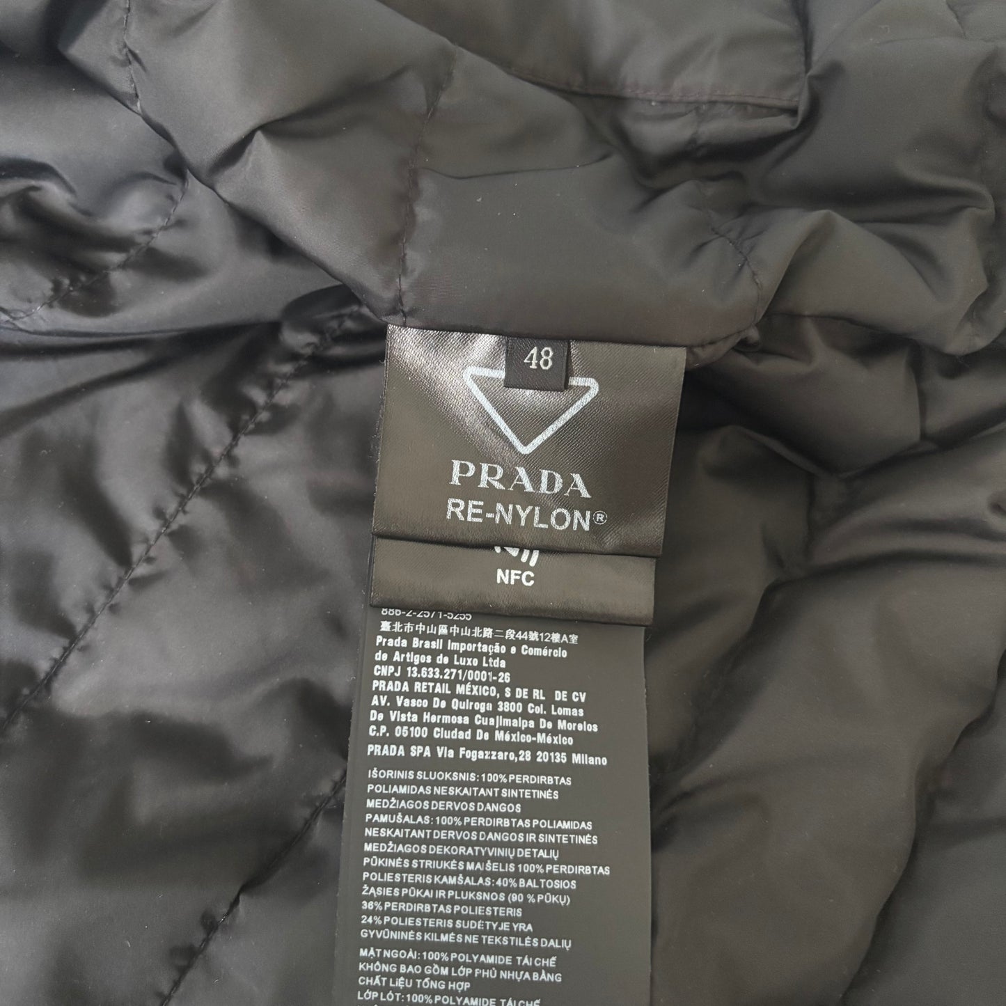 Prada Re-Nylon Jacket - Fits Medium