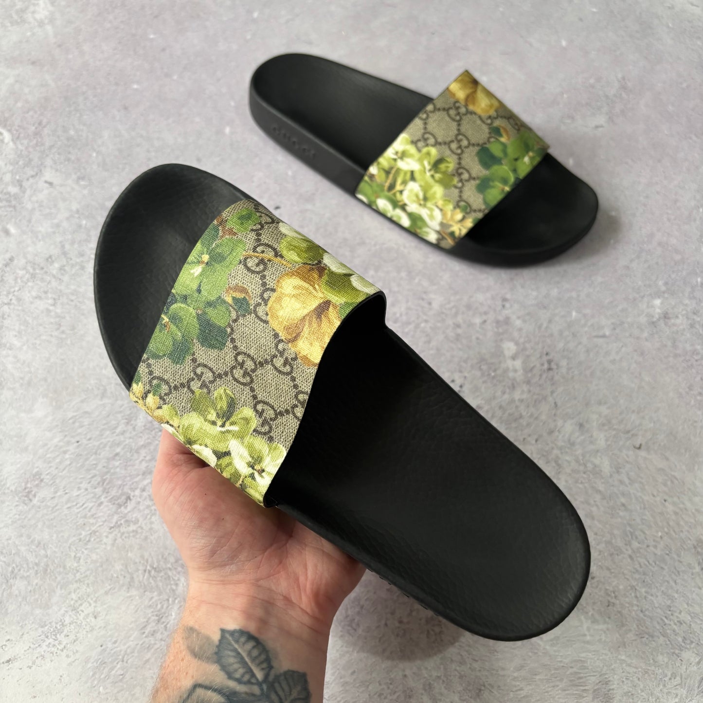 Gucci Bloom Sliders - UK 8
