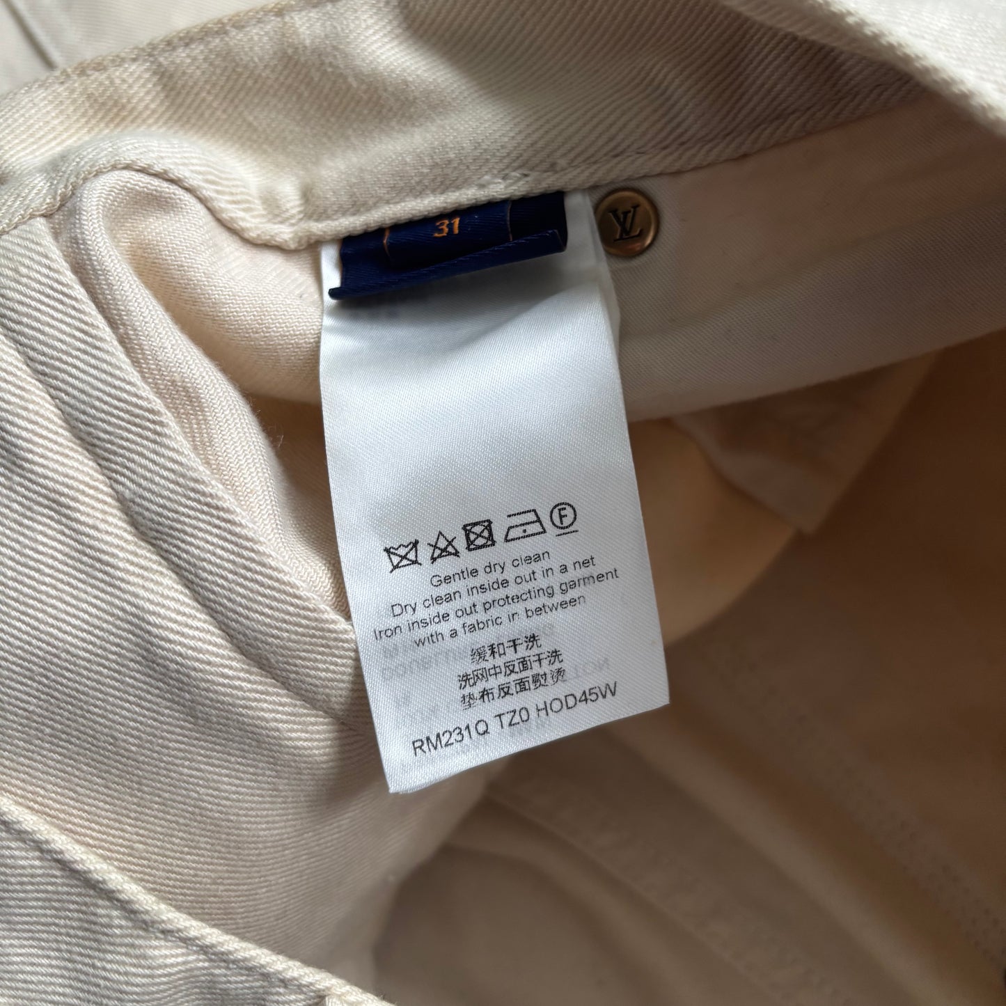 Louis Vuitton Carpenter Pants - Size 31