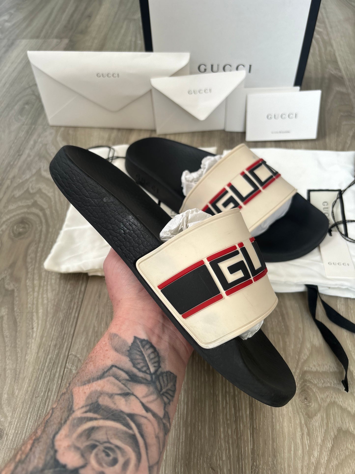 Gucci Sliders UK 8