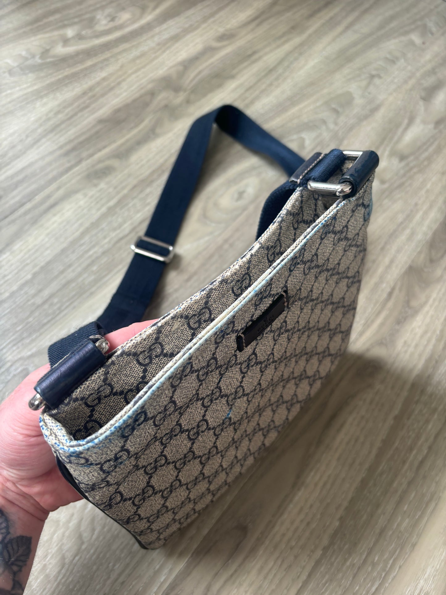 Gucci Messenger Bag (Navy)