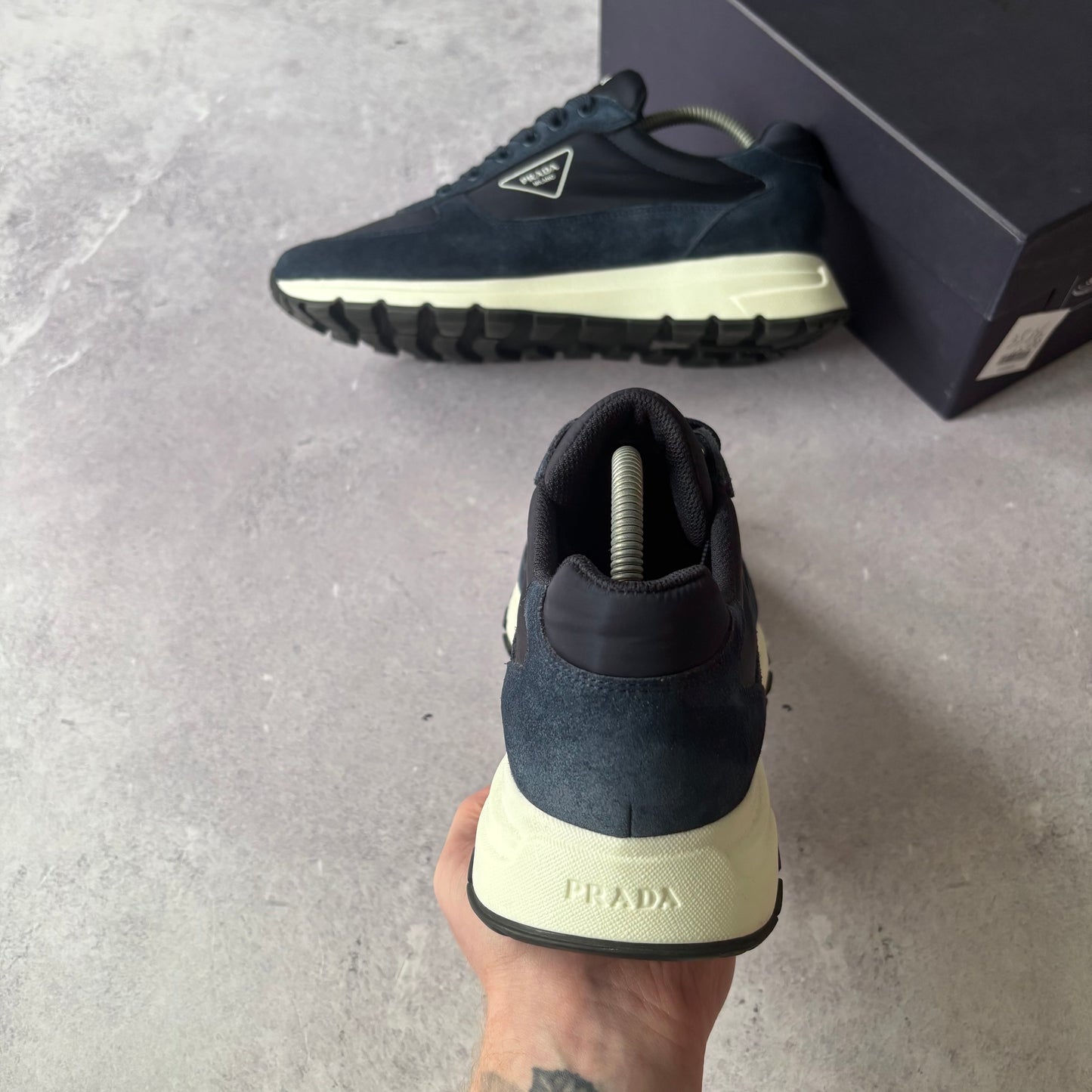 Prada Re-Nylon Trainers - UK 7.5