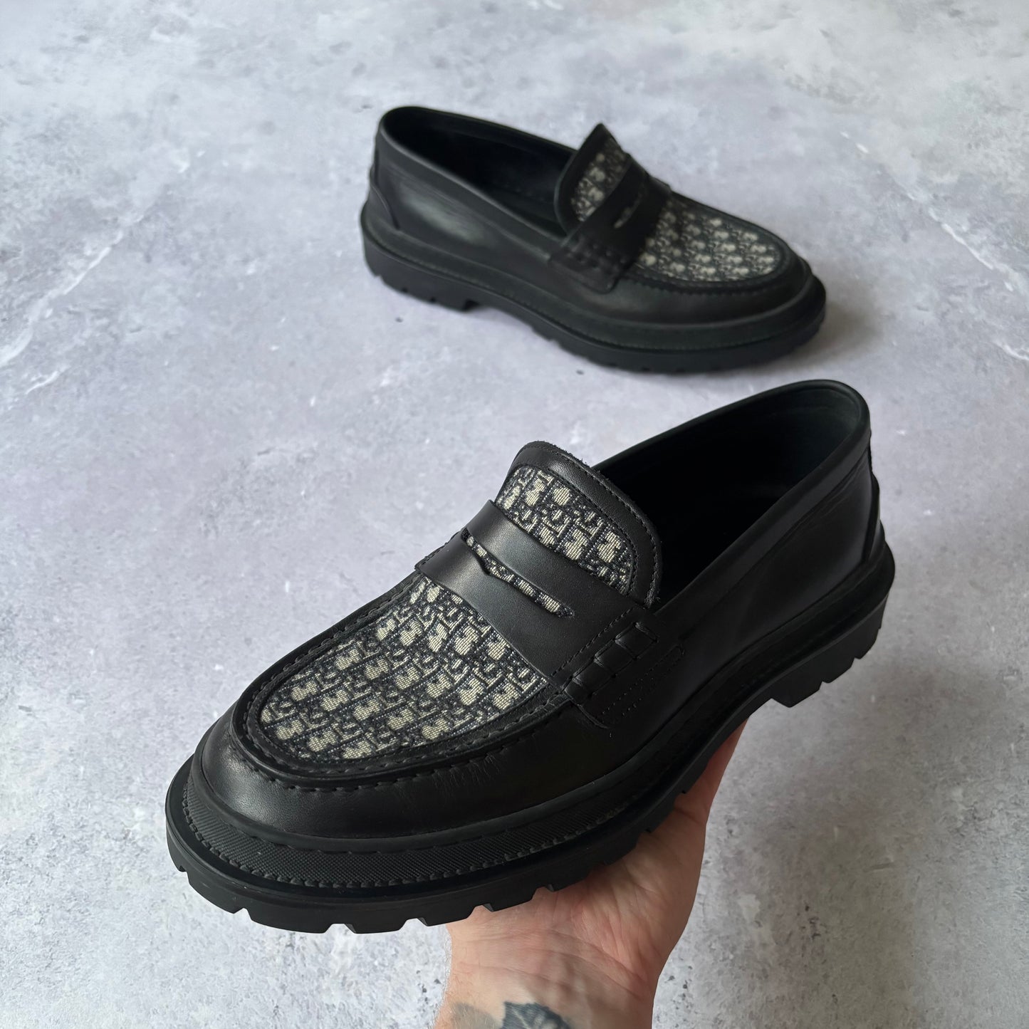 Dior Oblique Loafers - Fits UK 8
