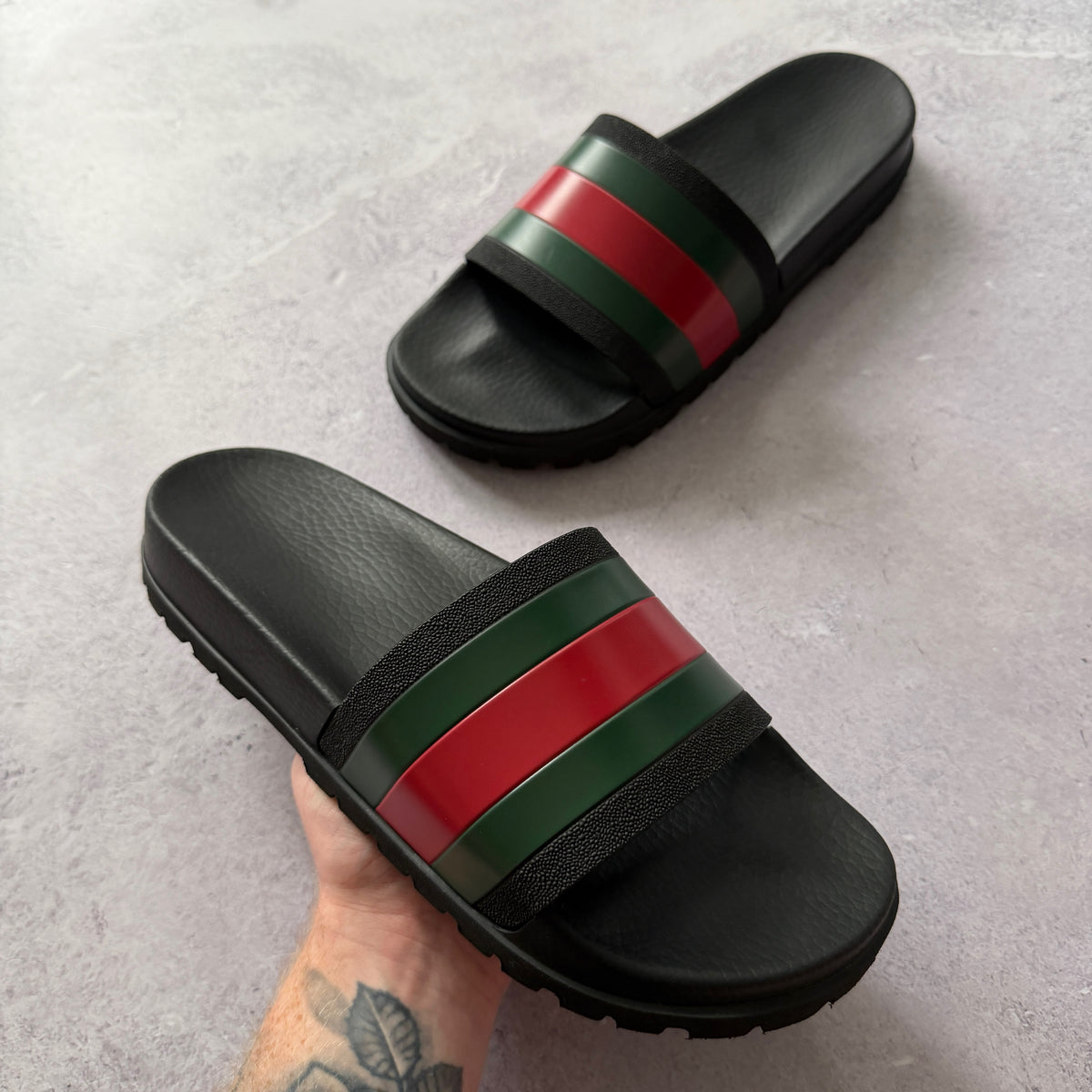 Gucci Web Sliders - UK 9