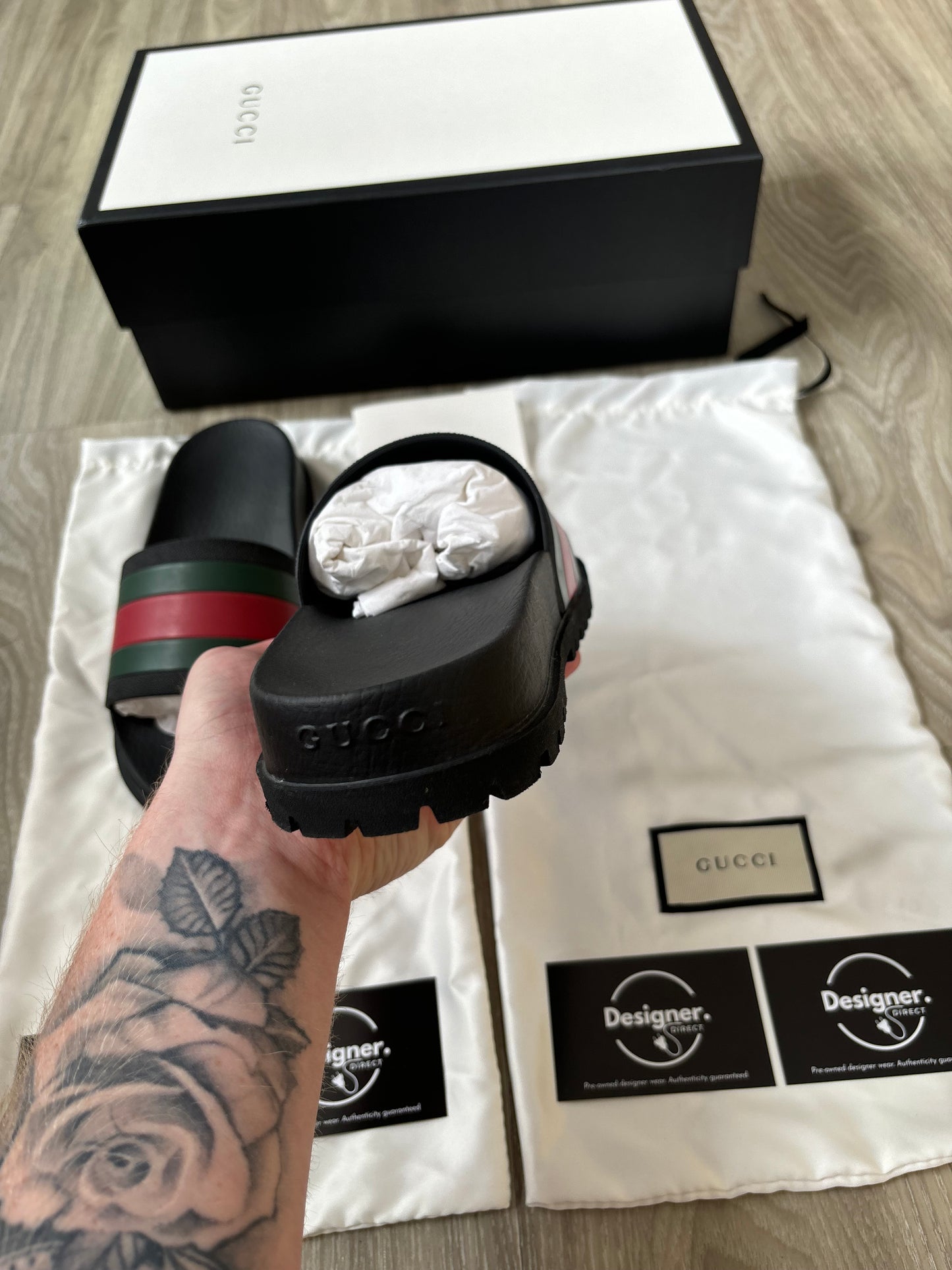 Gucci Sliders UK 6