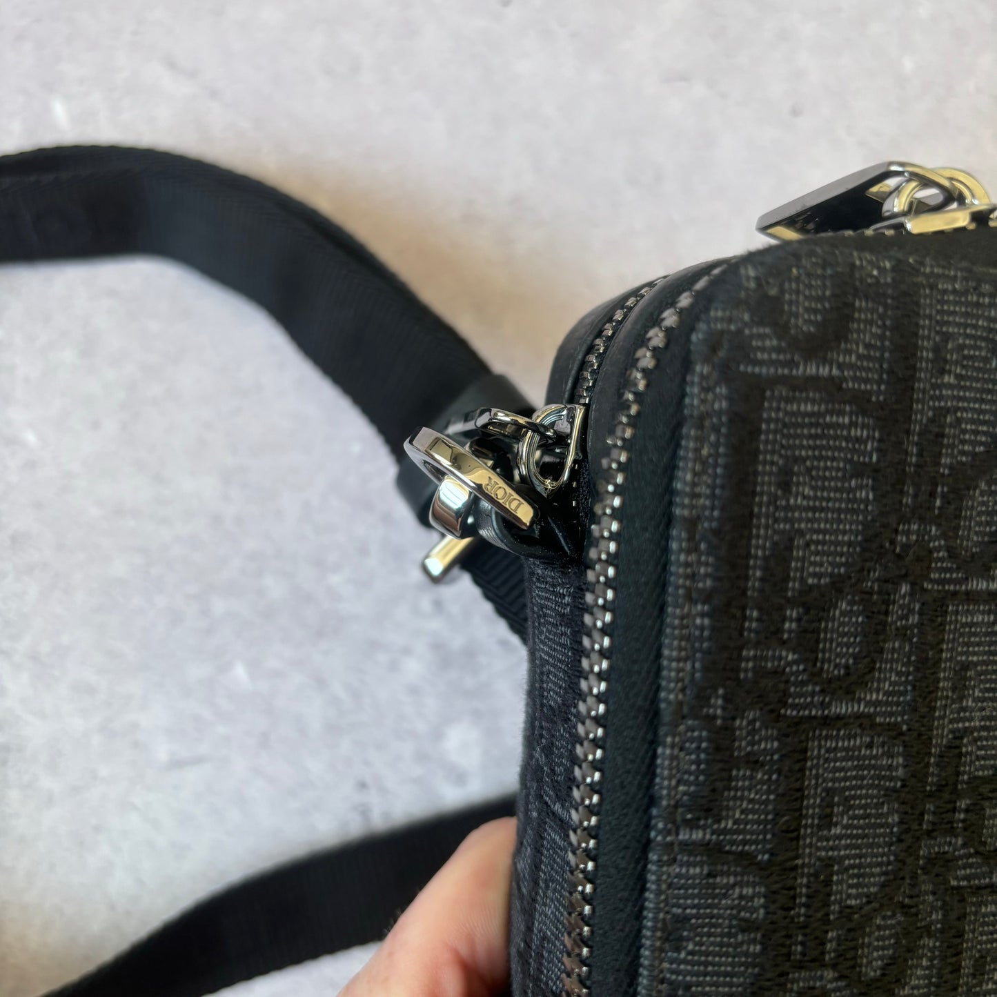 Dior Oblique Jacquard Coin Pouch