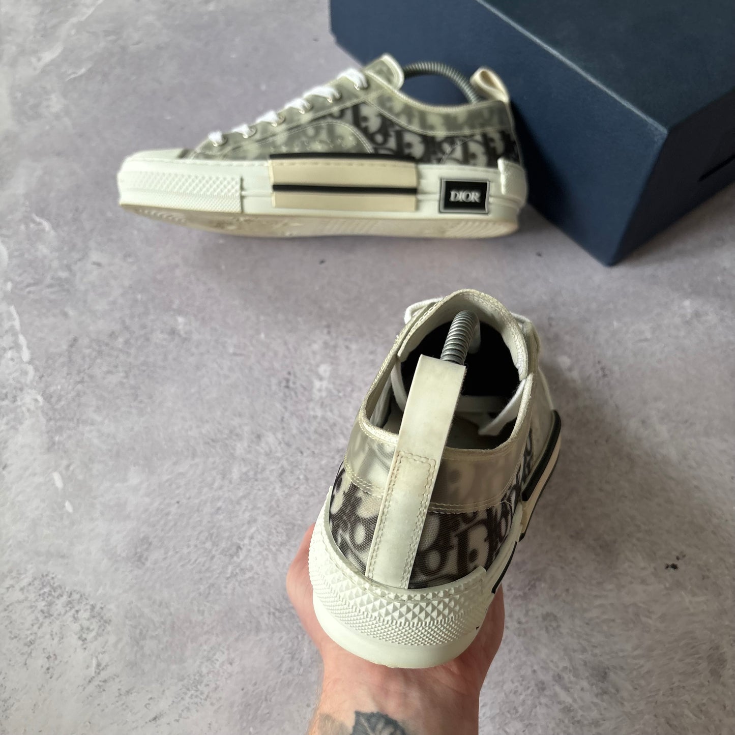 Dior B23 Low Trainers - UK 7.5