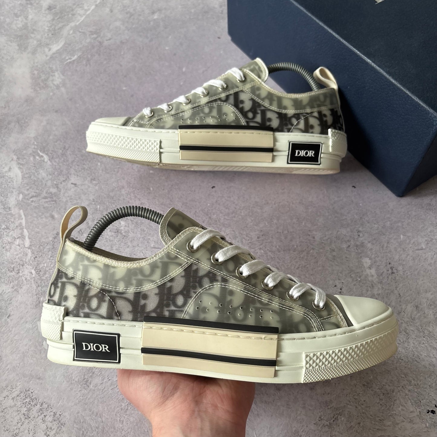Dior B23 Low Trainers - UK 7.5