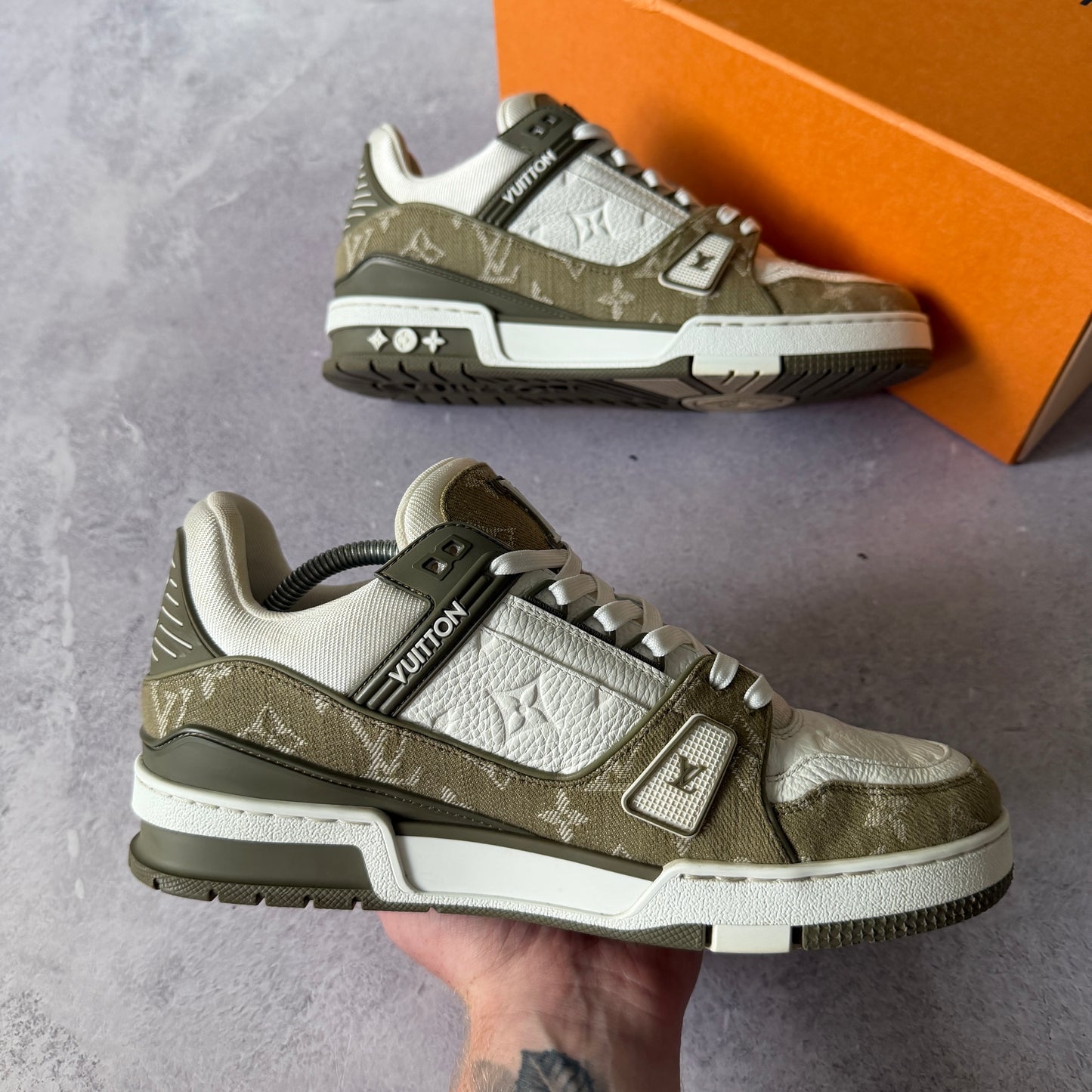 Louis Vuitton Denim Trainers - Fits UK 8