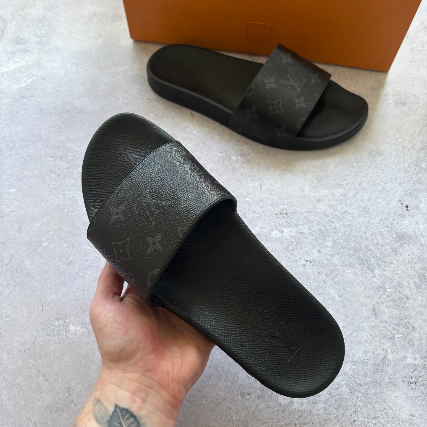 Louis Vuitton Waterfront Mule Sliders - UK 8.5