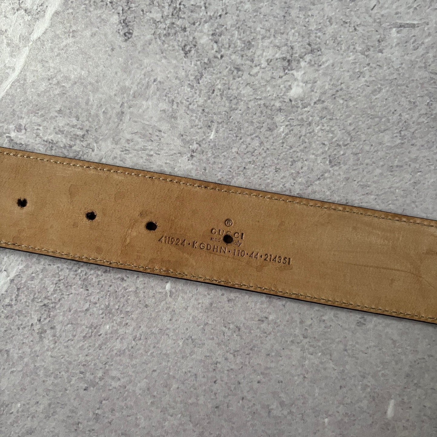 Gucci Belt - Fits waist 36” - 44”