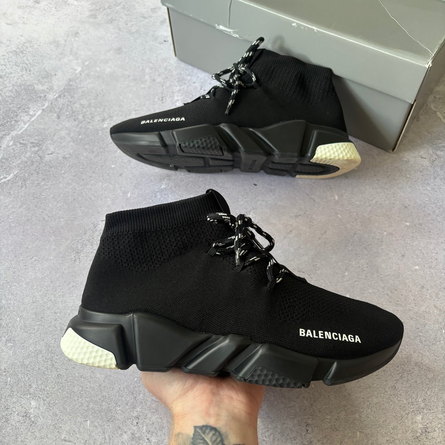 Balenciaga Speed Laced Trainers - Fits UK 8
