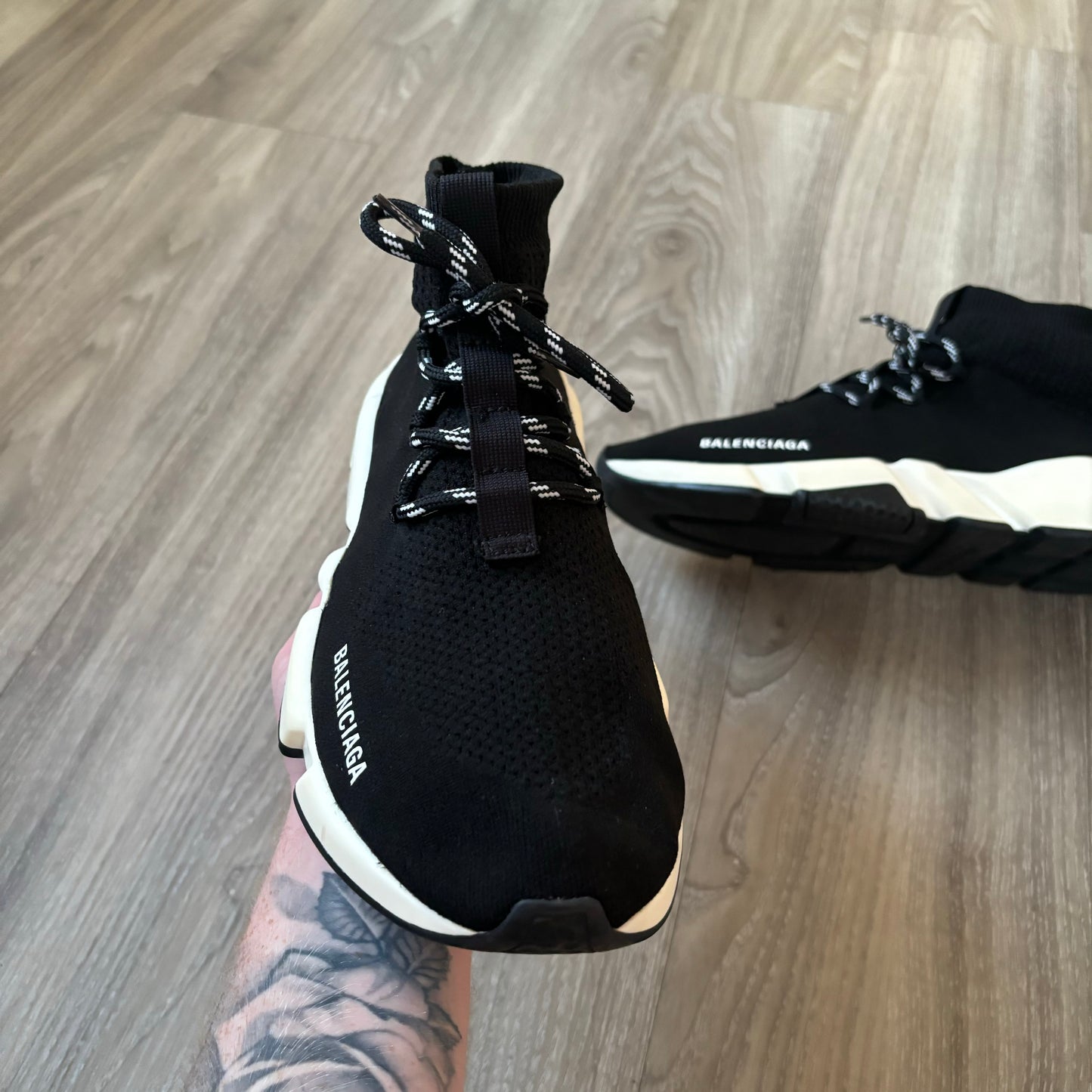 Balenciaga Speed Laced Trainers UK 9