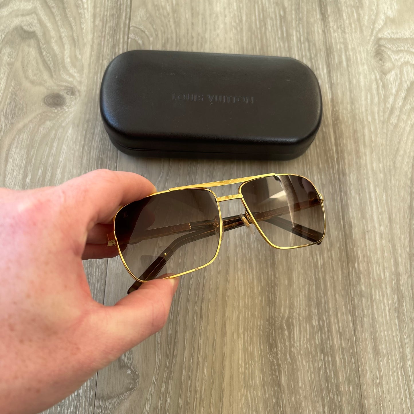 Louis Vuitton Attitude Sunglasses Gold