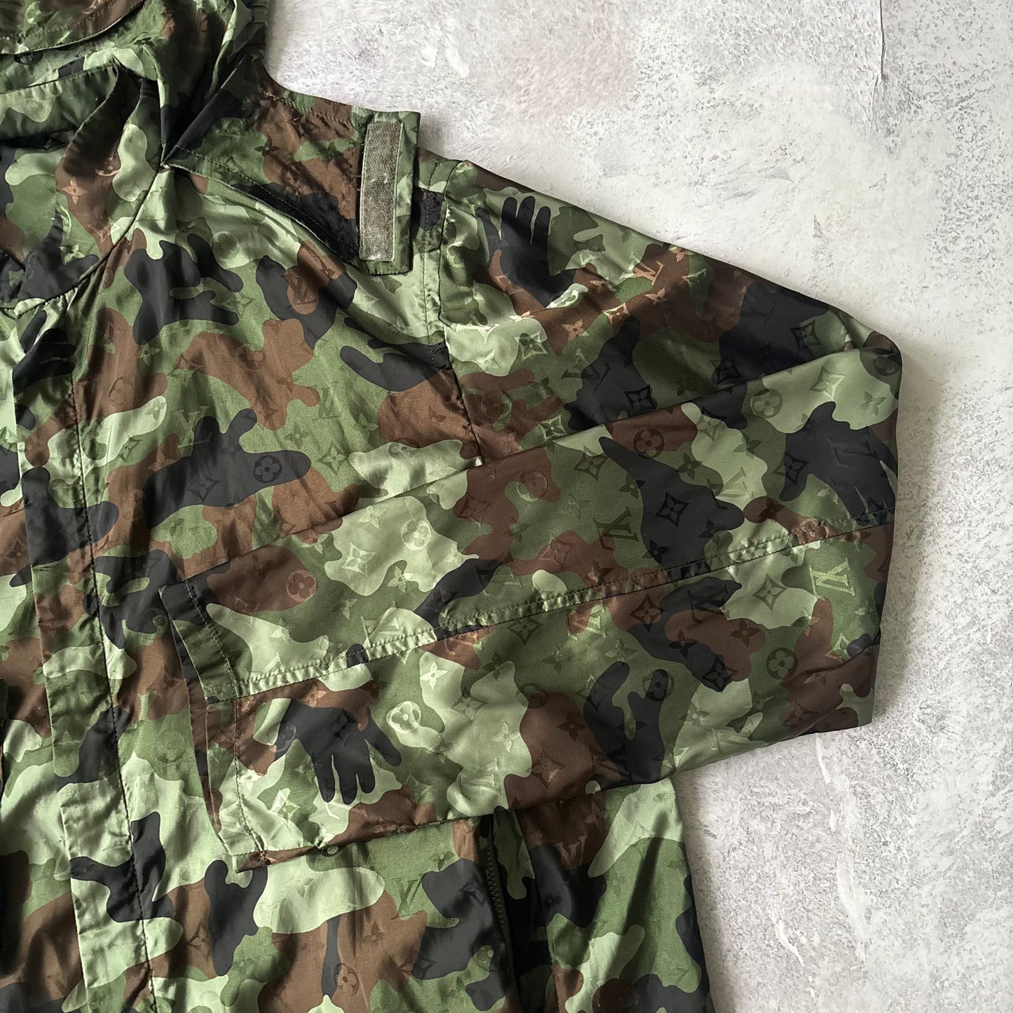 Louis Vuitton Camo Windbreaker Jacket - Fits Large