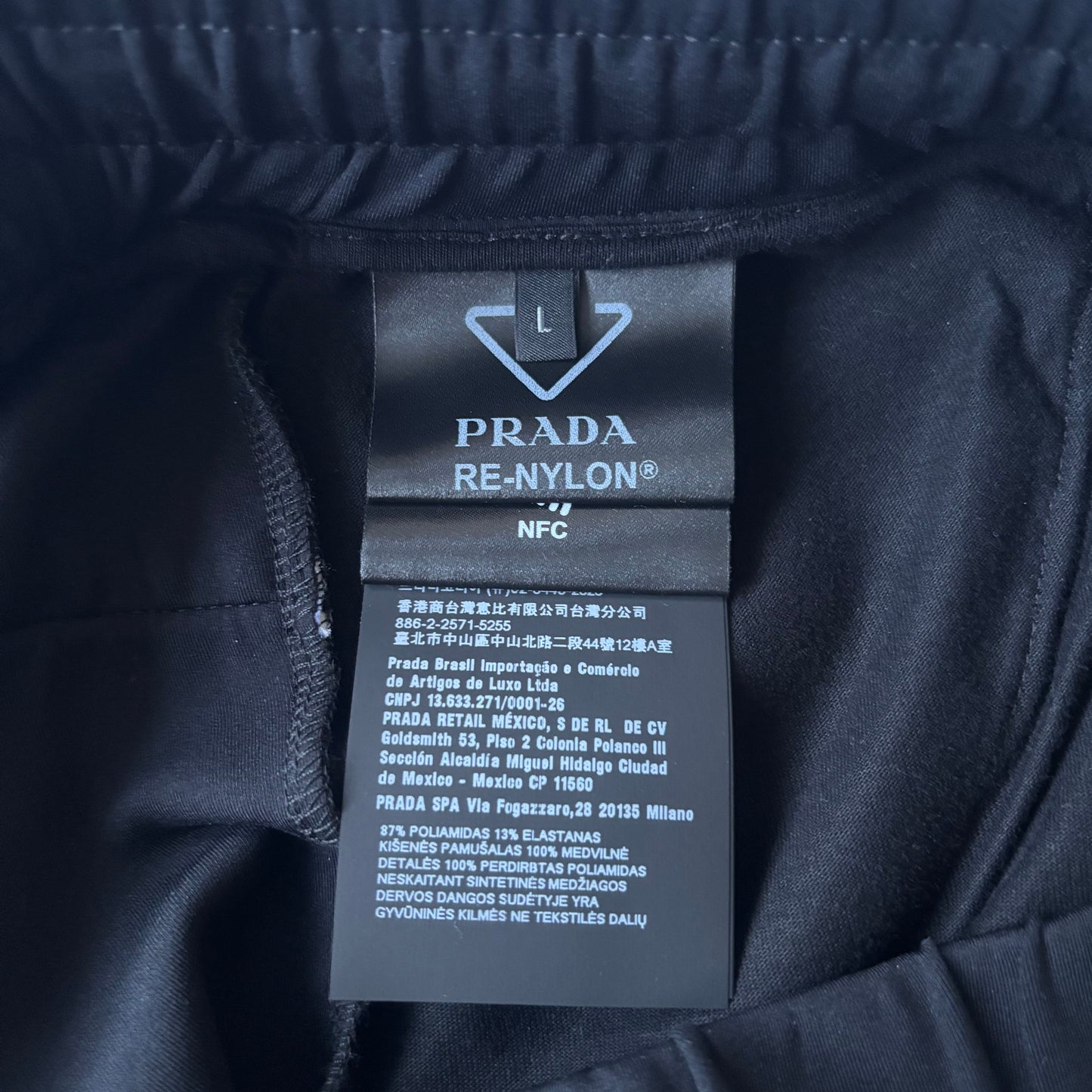 Brand New Prada Re-Nylon Sweat Pants - Large
