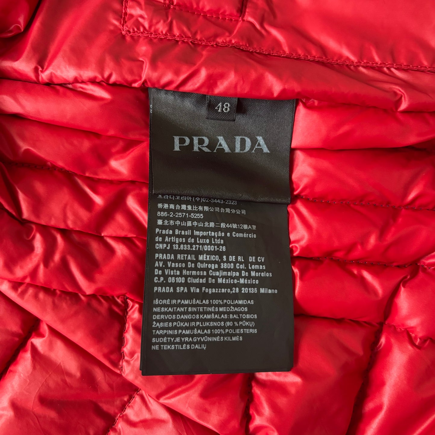 Prada Puffer Jacket - Fits Small/Medium