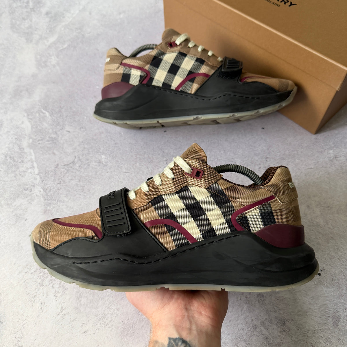 Burberry Ramsey Trainers - UK 9