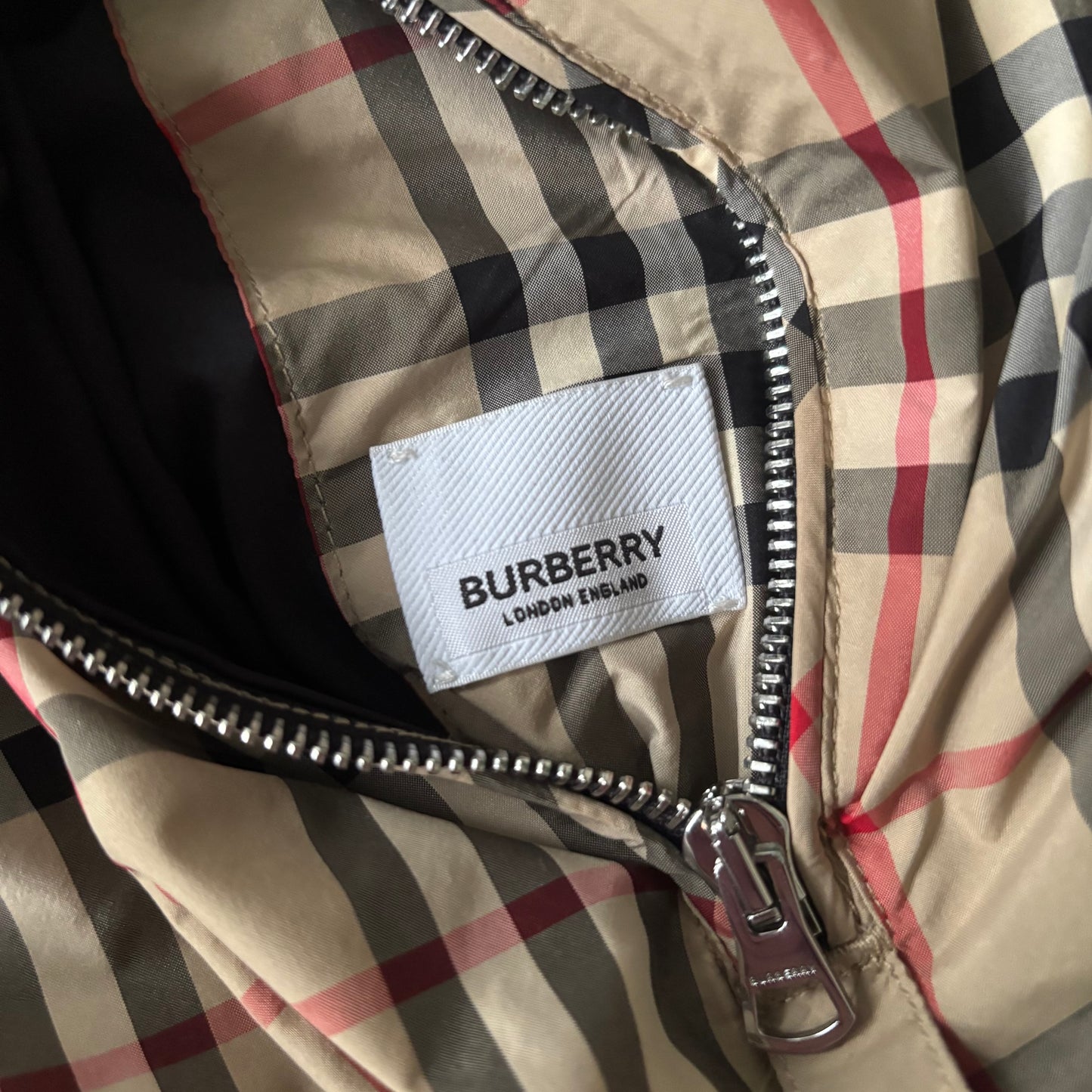 Burberry Reversible Windbreaker Jacket - Large