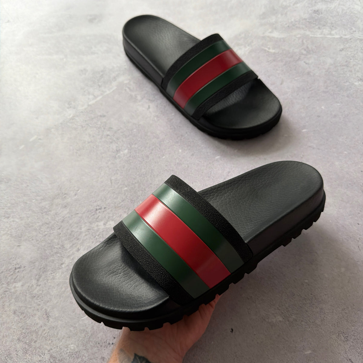 Gucci Web Sliders - UK 9