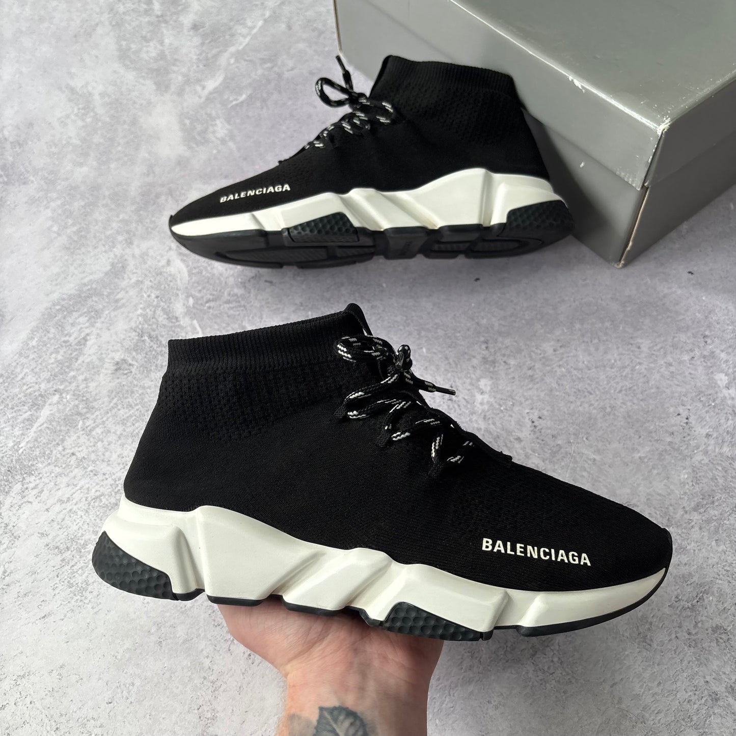 Balenciaga Speed Laced Trainers - Fits UK 8