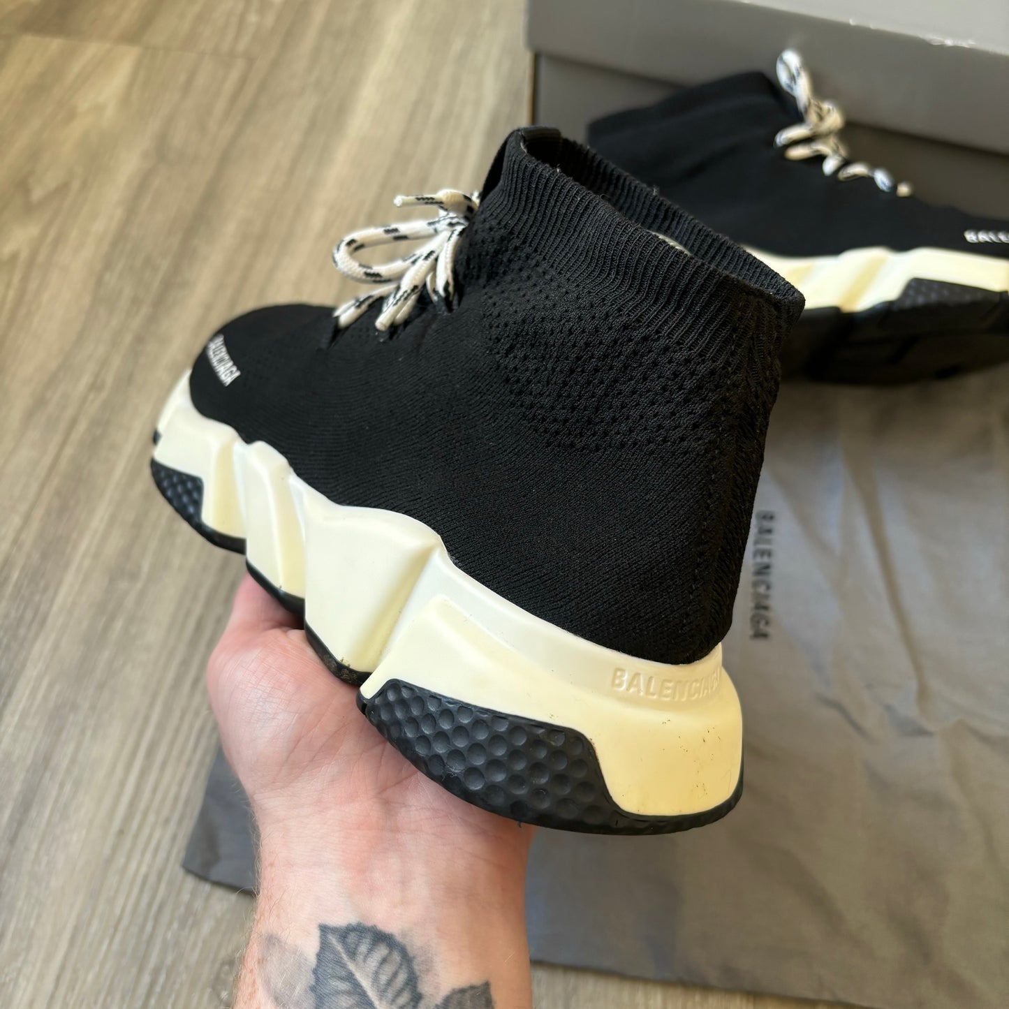 Balenciaga Speed Laced Trainers UK 7