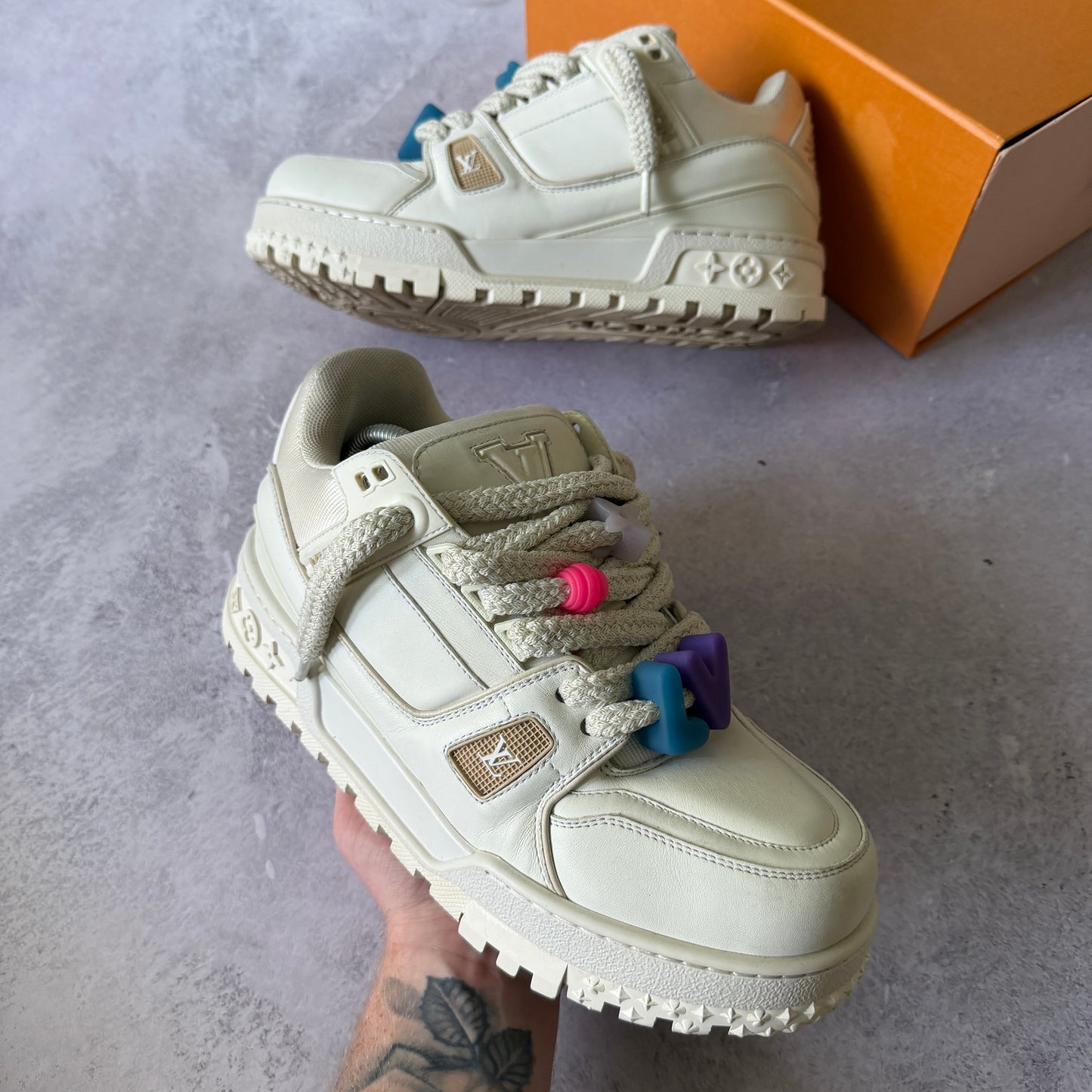Louis Vuitton Maxi Trainers - Fits UK 10