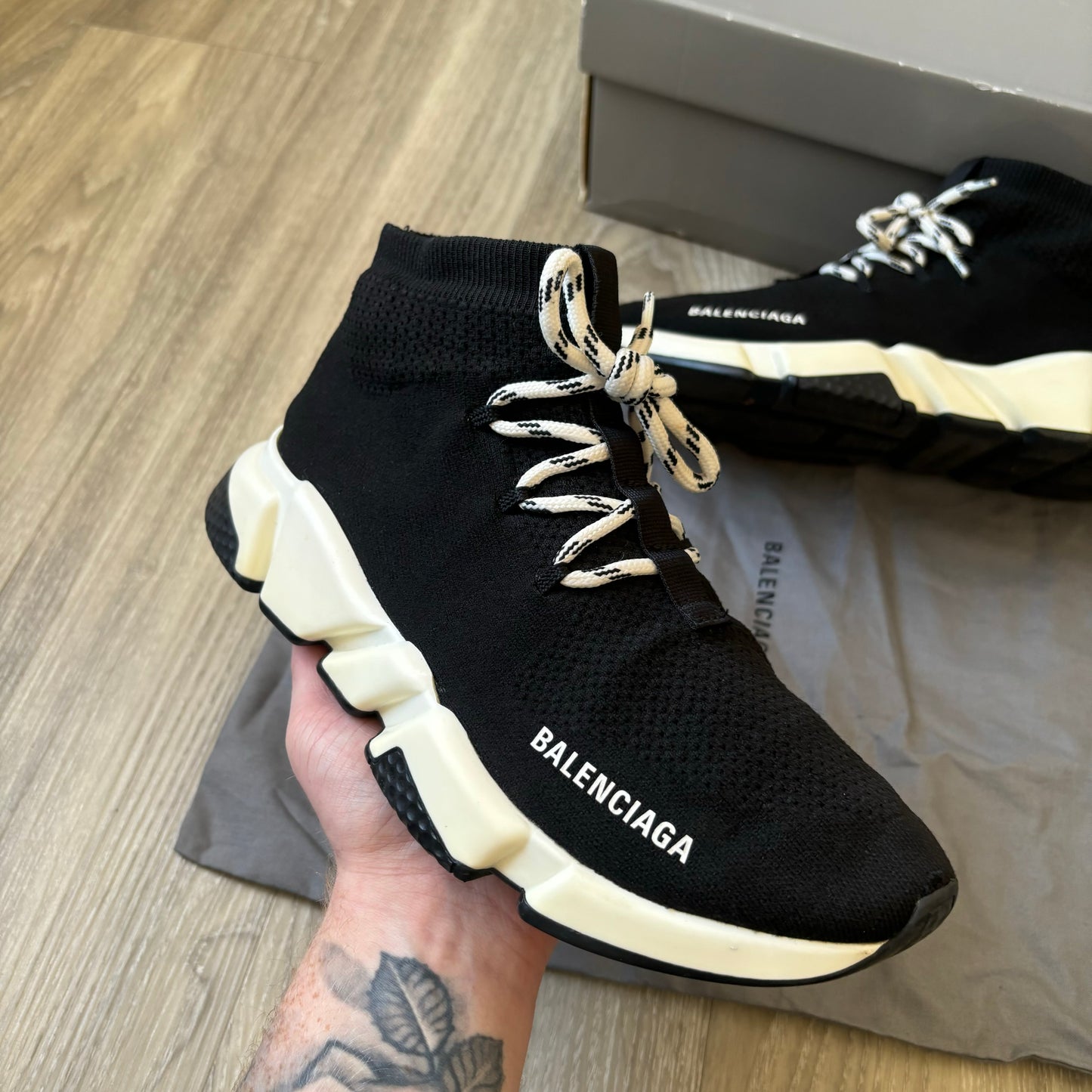 Balenciaga Speed Laced Trainers UK 7