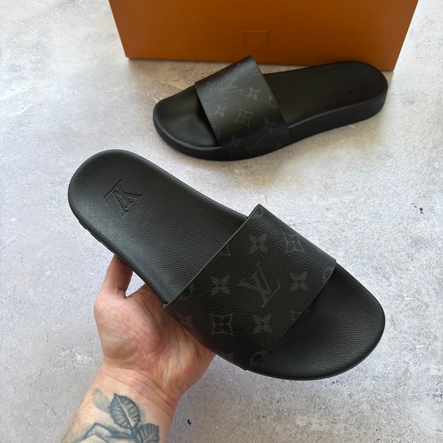 Louis Vuitton Waterfront Mule Sliders - UK 8.5