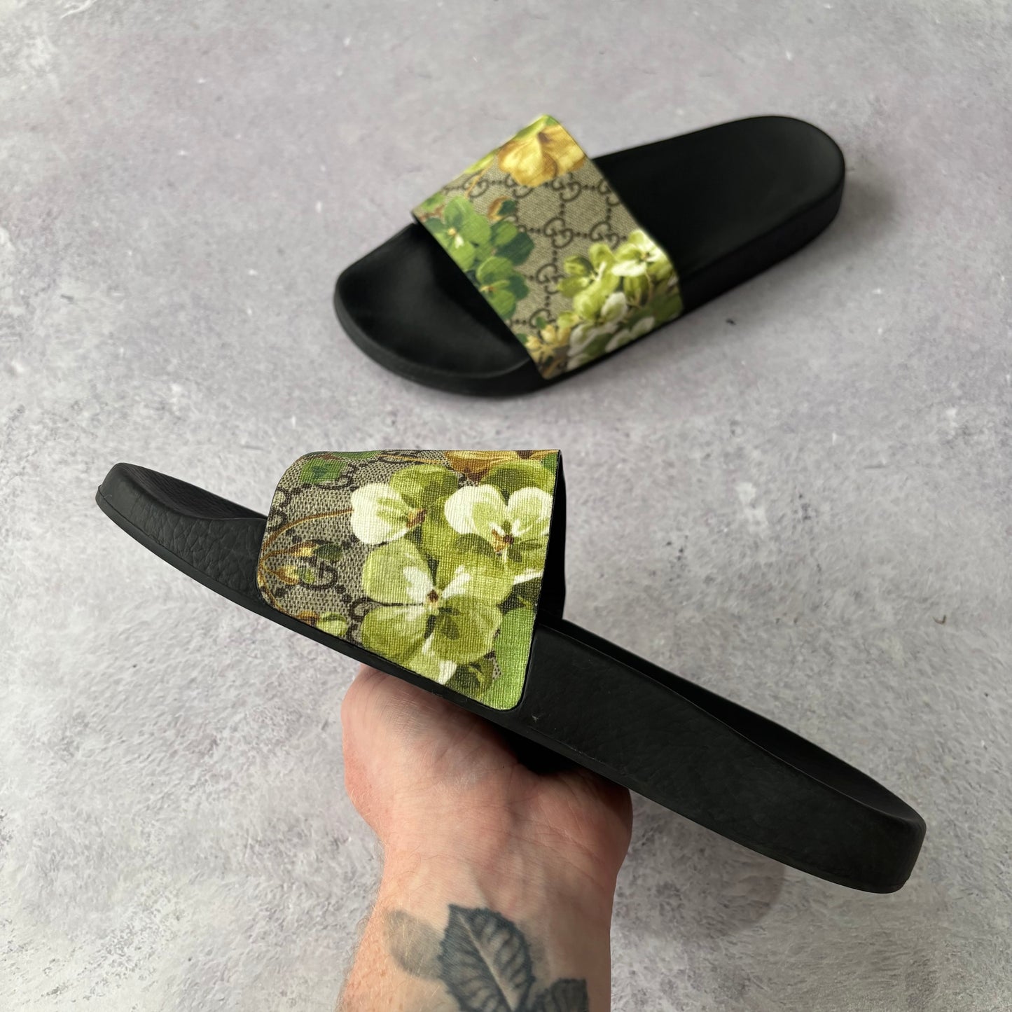 Gucci Bloom Sliders - UK 8