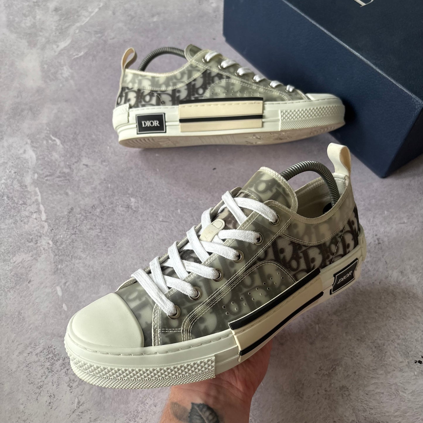 Dior B23 Low Trainers - UK 7.5