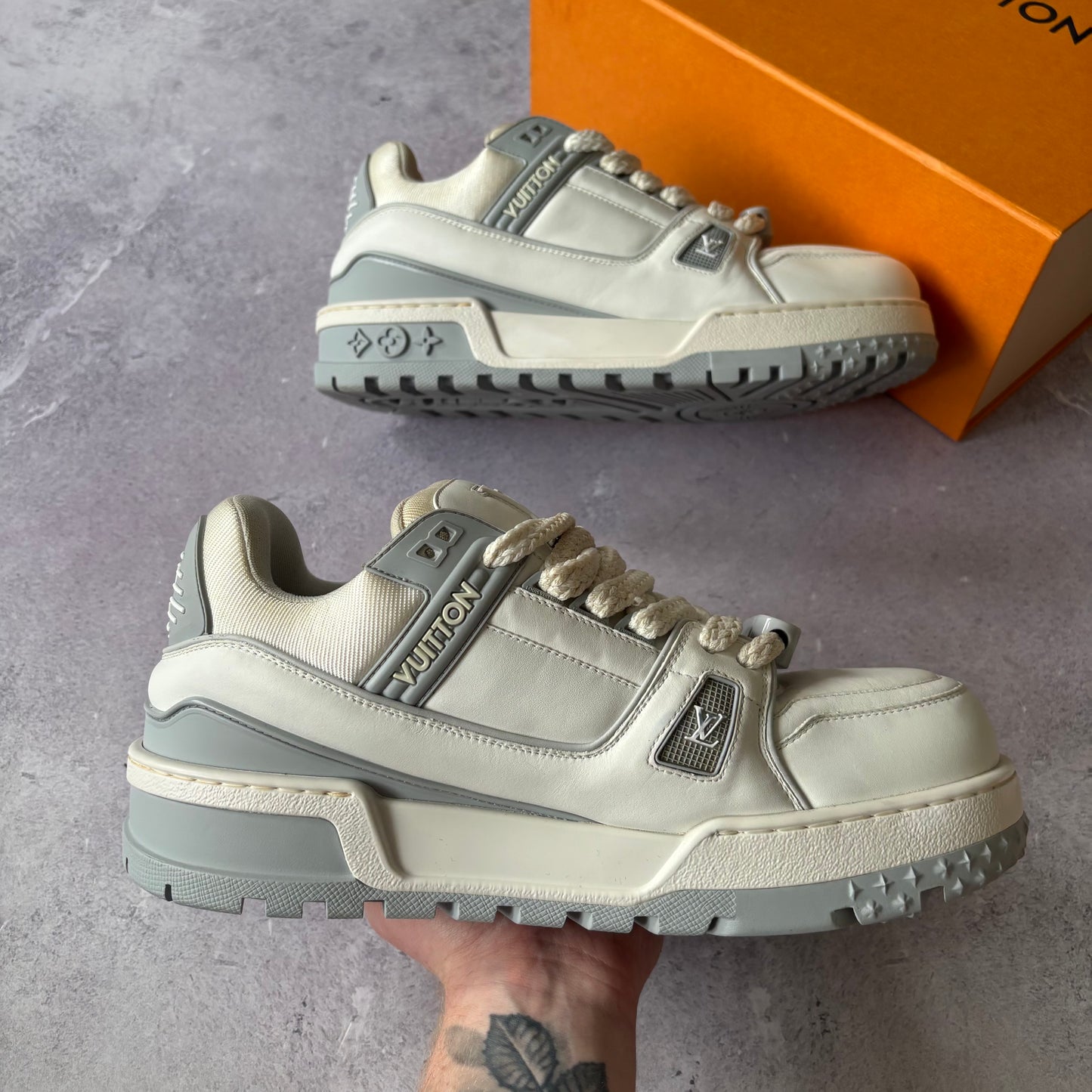 Louis Vuitton Maxi Trainers - Fits UK 10.5