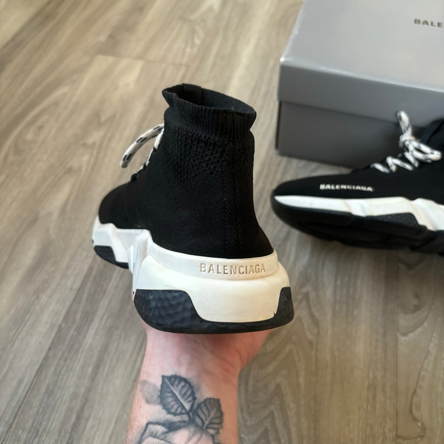 Balenciaga Speed Laced Trainers UK 9