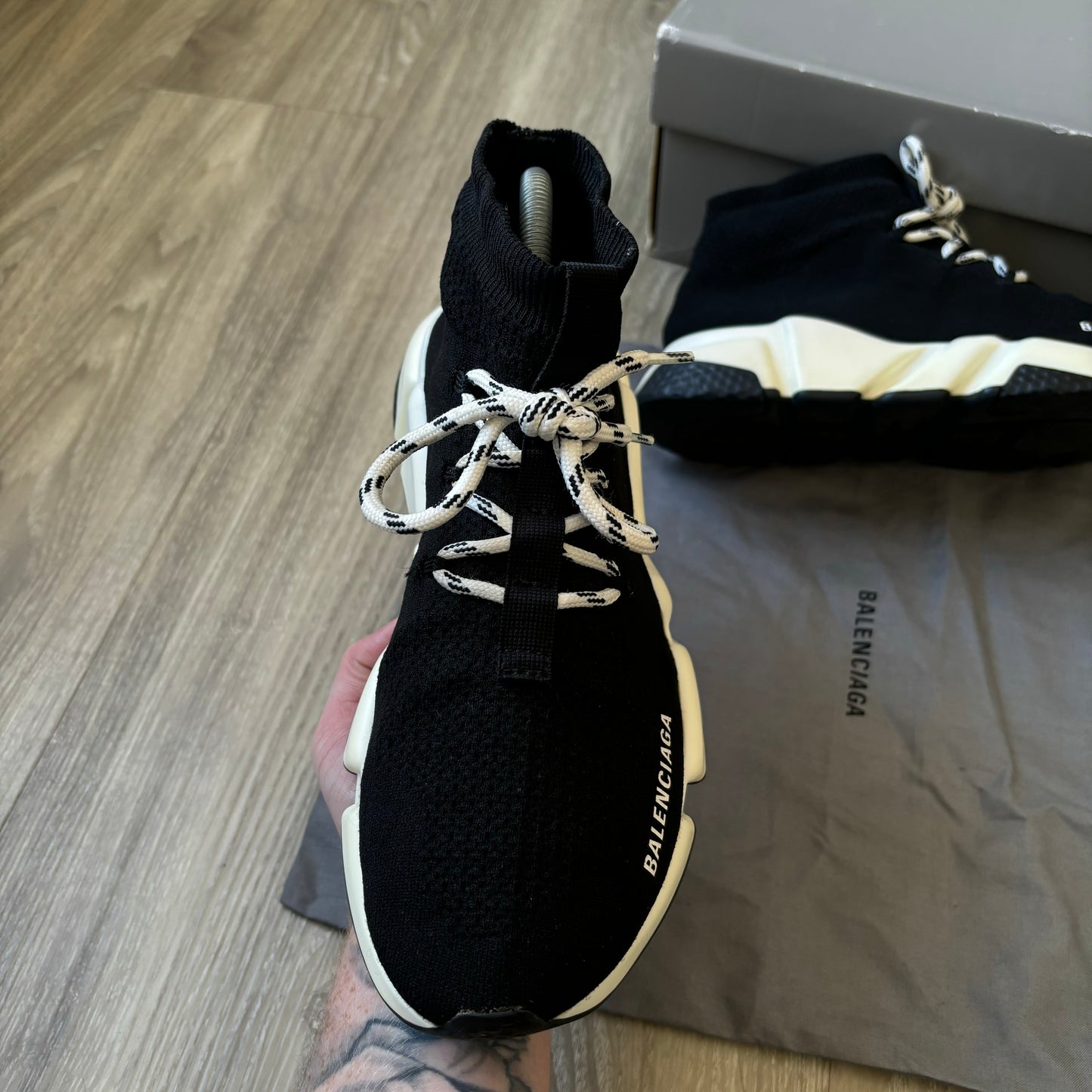 Balenciaga Speed Laced Trainers UK 7