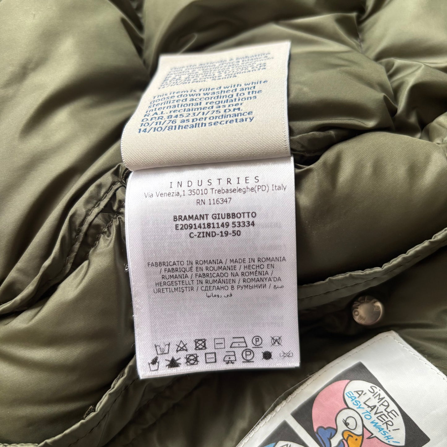 Moncler Bramant Puffer Jacket - Size 4