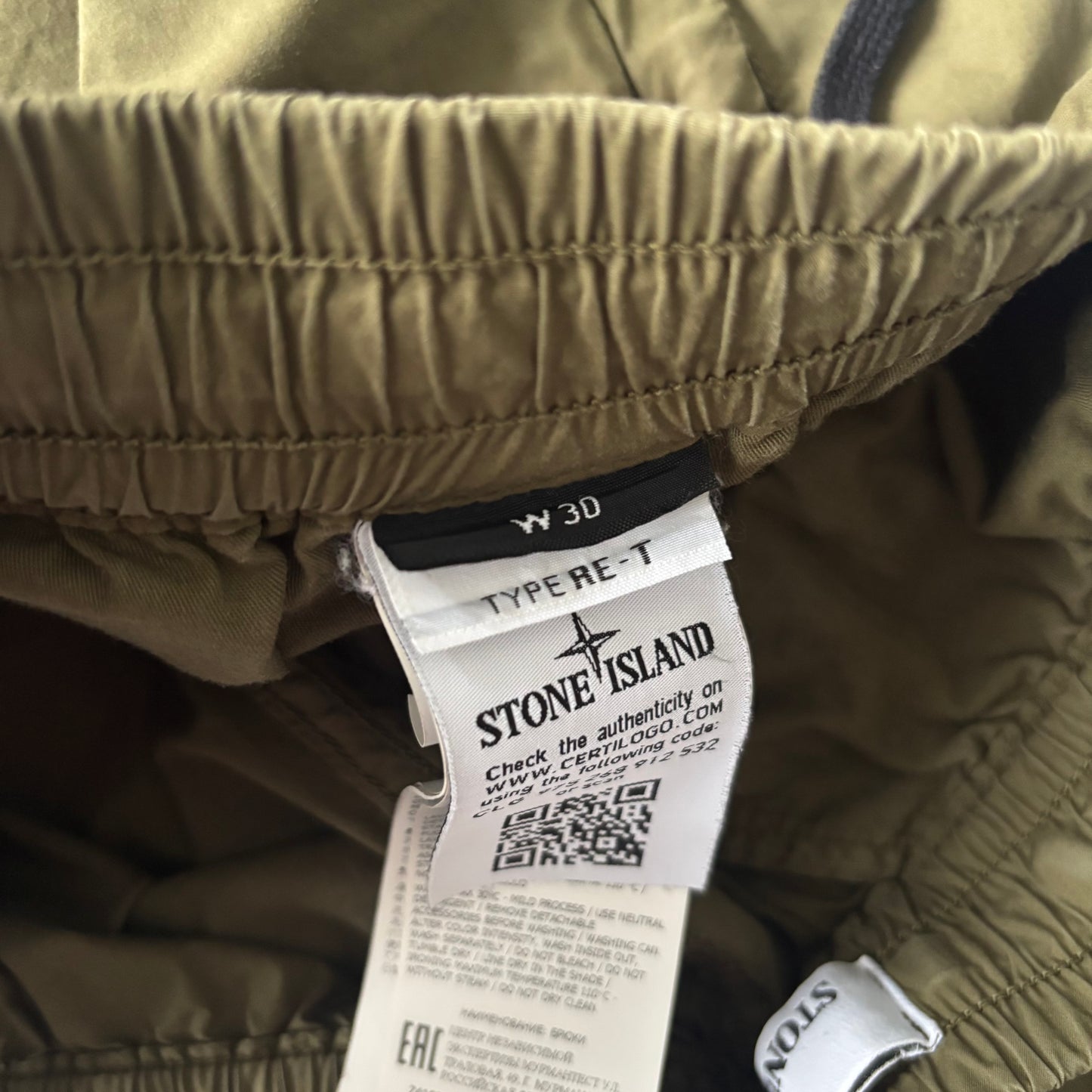 Stone Island Cargo Pants - Size 30