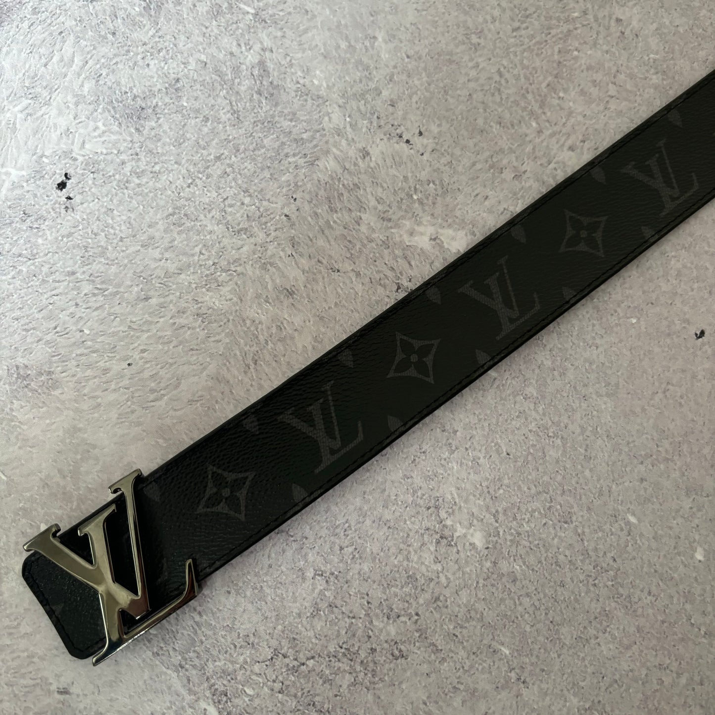 Louis Vuitton Black Monogram Belt Fits Waist 36” - 40”