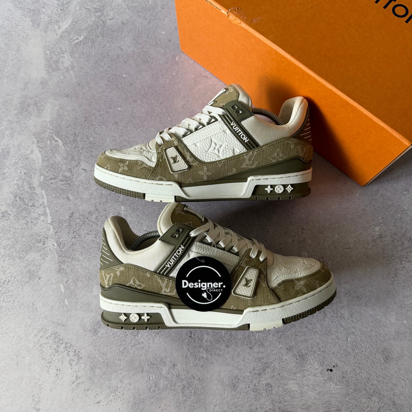Louis Vuitton Denim Trainers - Fits UK 8