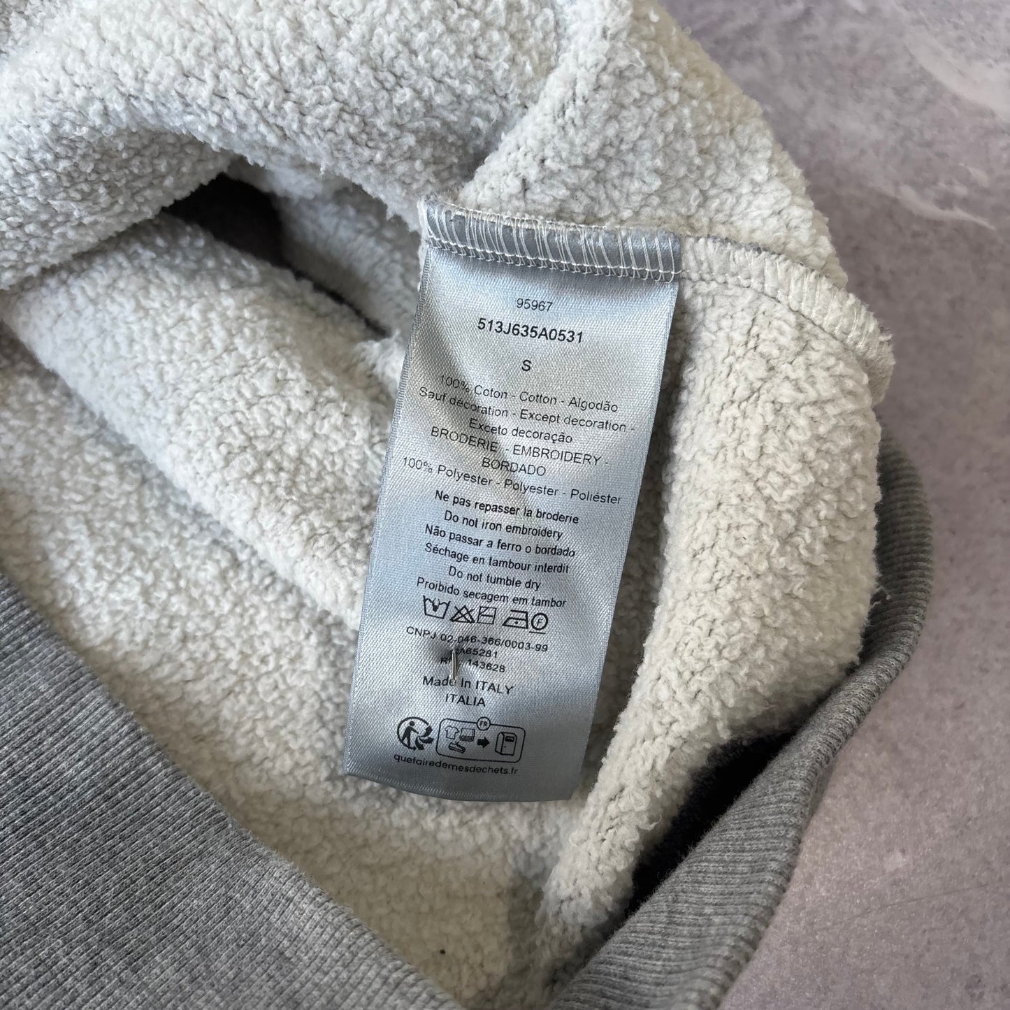 Dior Icon Half Zip Jumper - Small