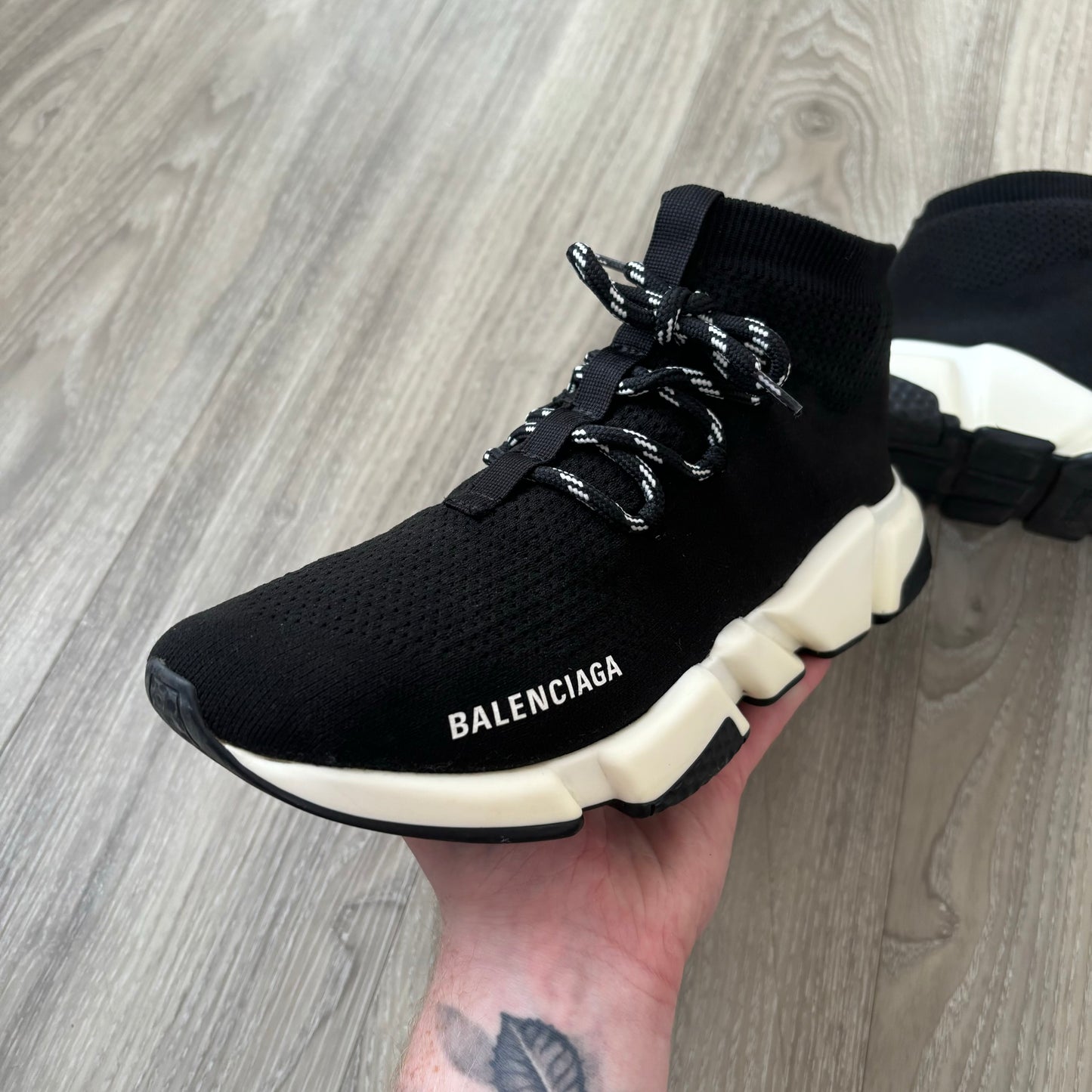 Balenciaga Speed Laced Trainers UK 8