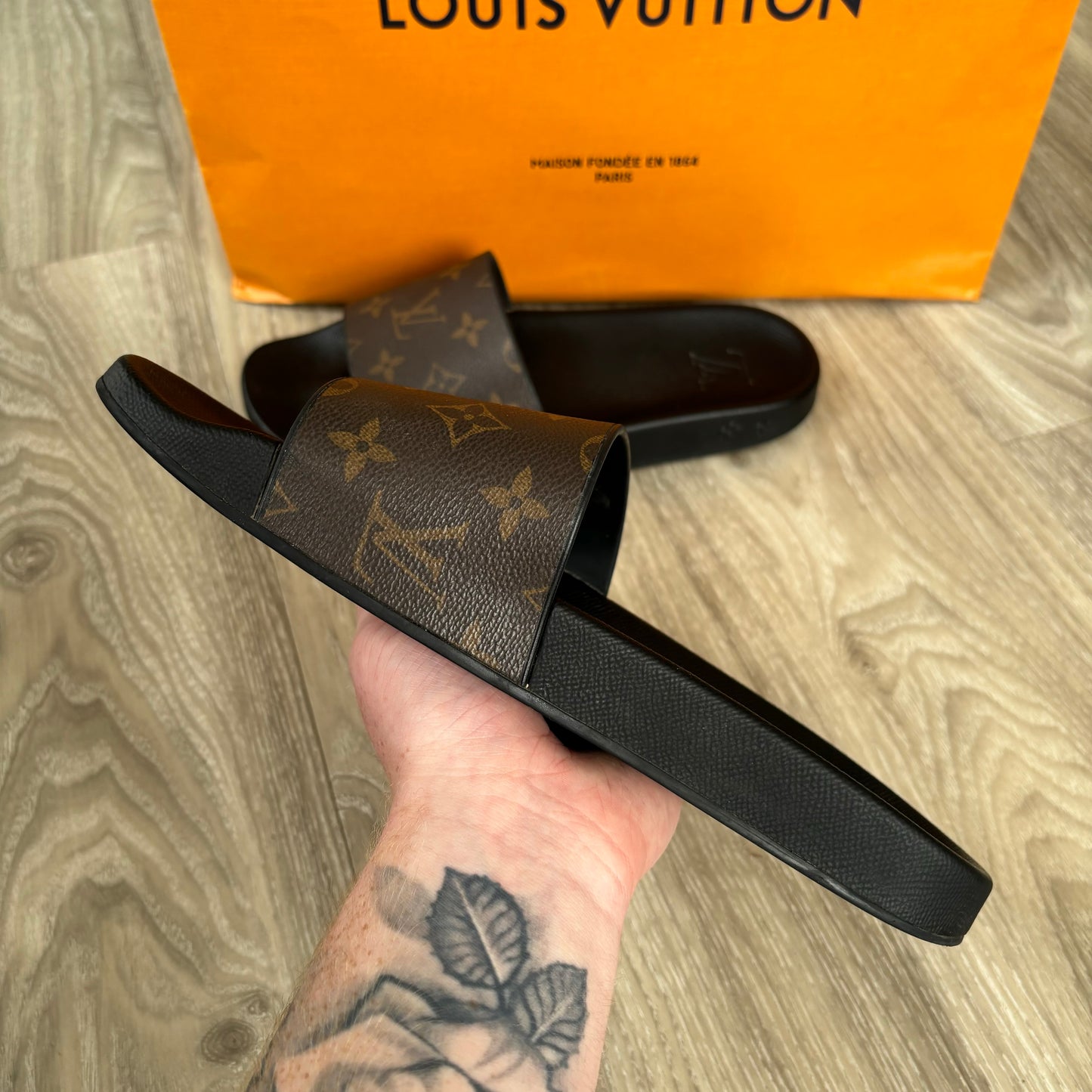 Louis Vuitton Waterfront Mule Sliders UK 8