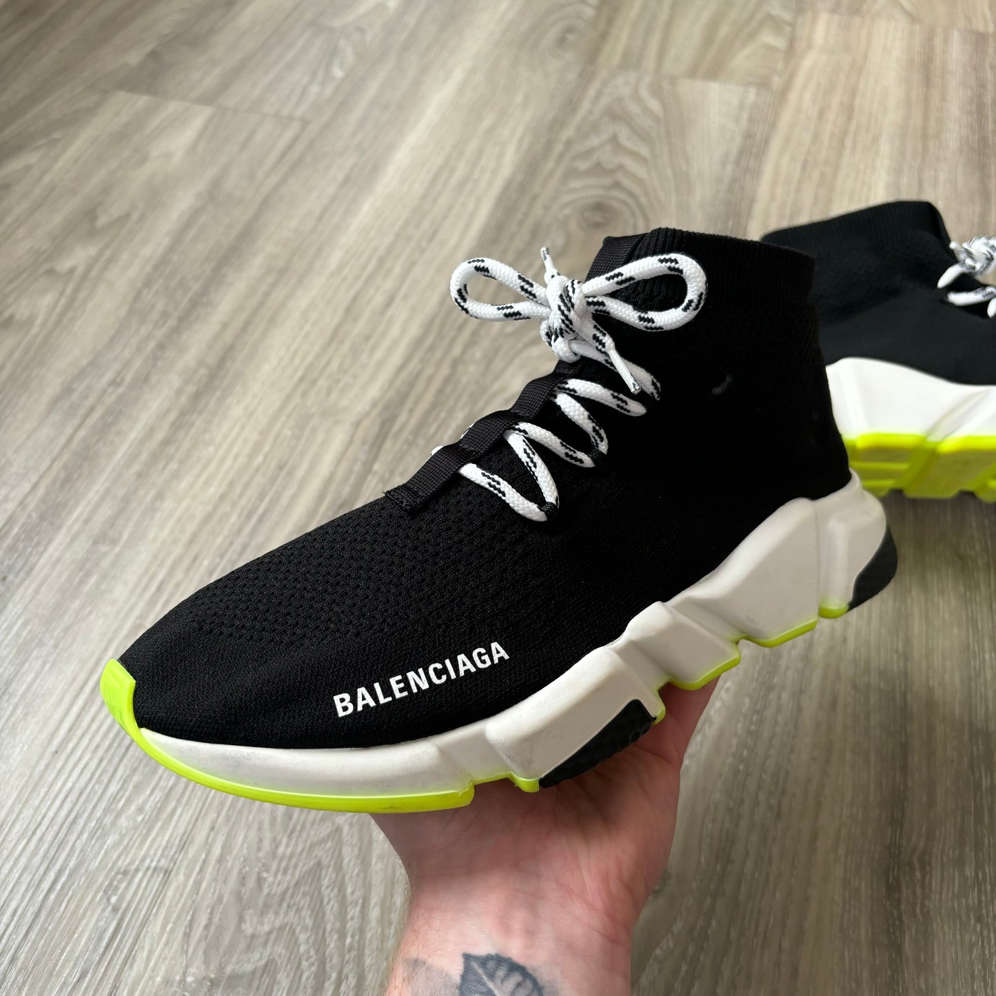 Balenciaga Speed Laced Trainers UK 9