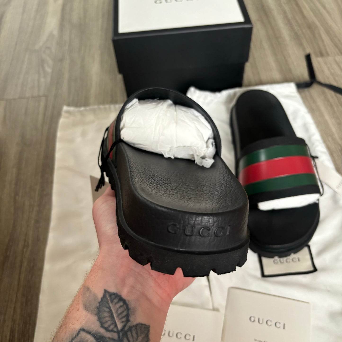 Gucci Sliders UK 8