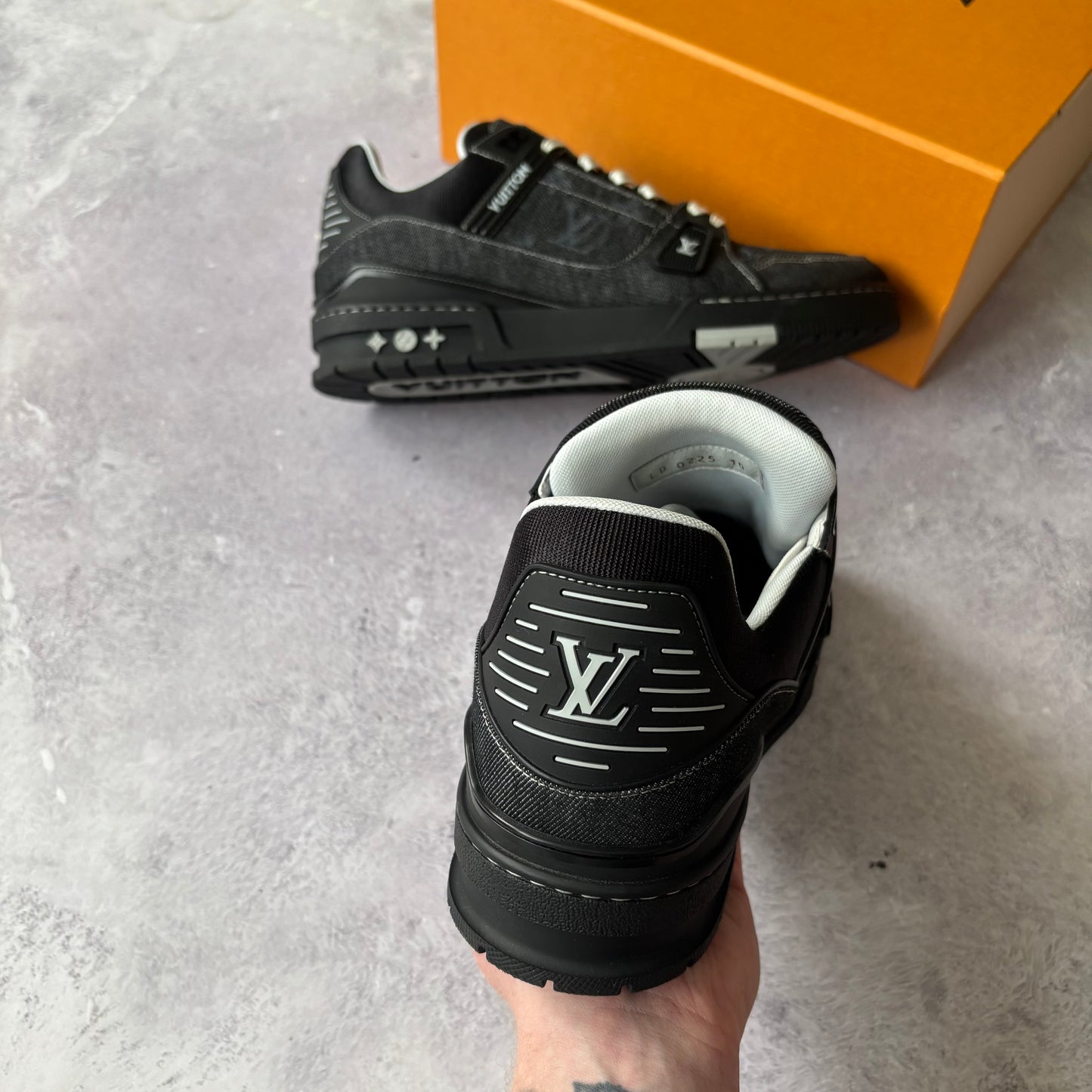 Louis Vuitton Denim Trainers - Fits UK 10.5/11