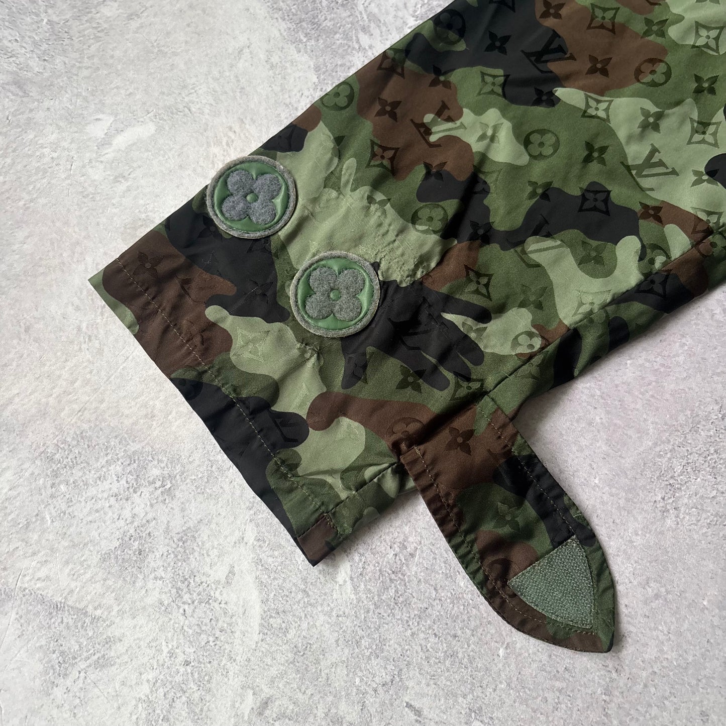 Louis Vuitton Camo Windbreaker Jacket - Fits Large