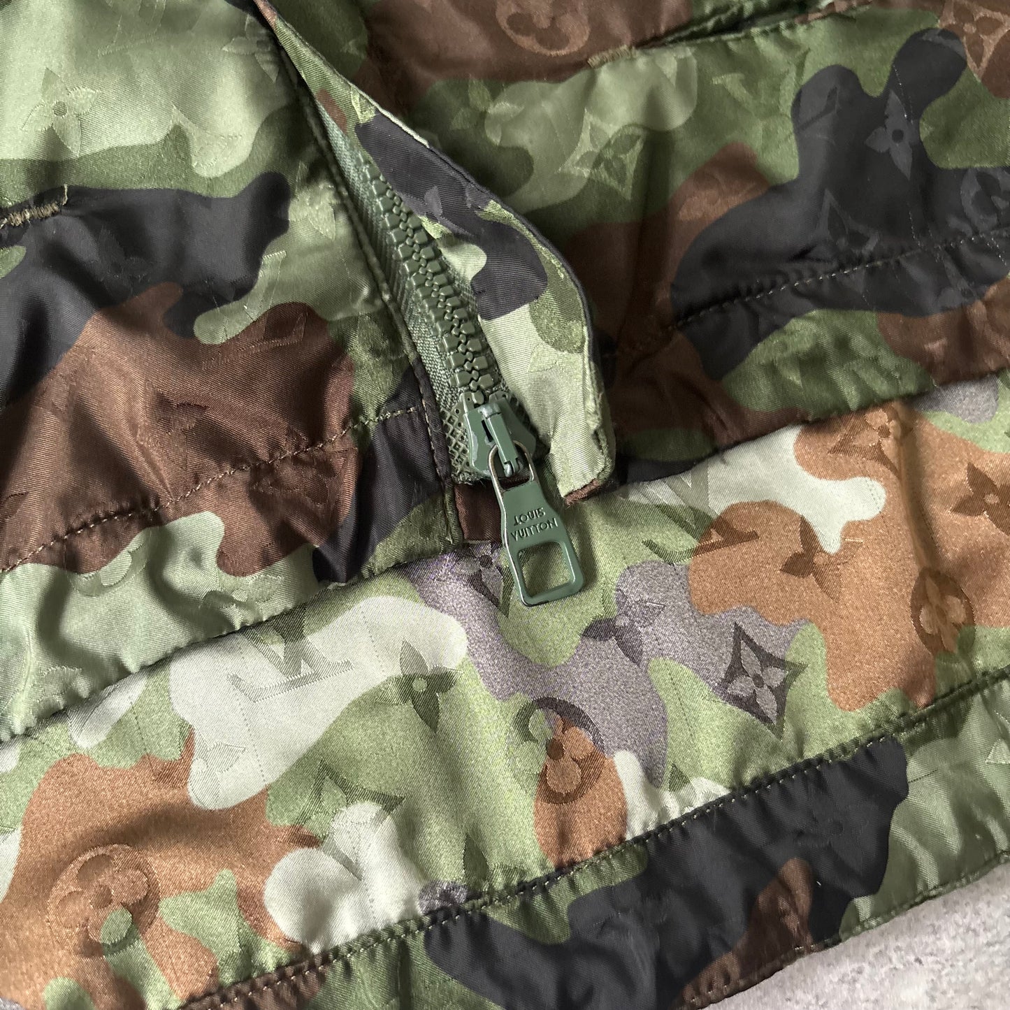 Louis Vuitton Camo Windbreaker Jacket - Fits Large