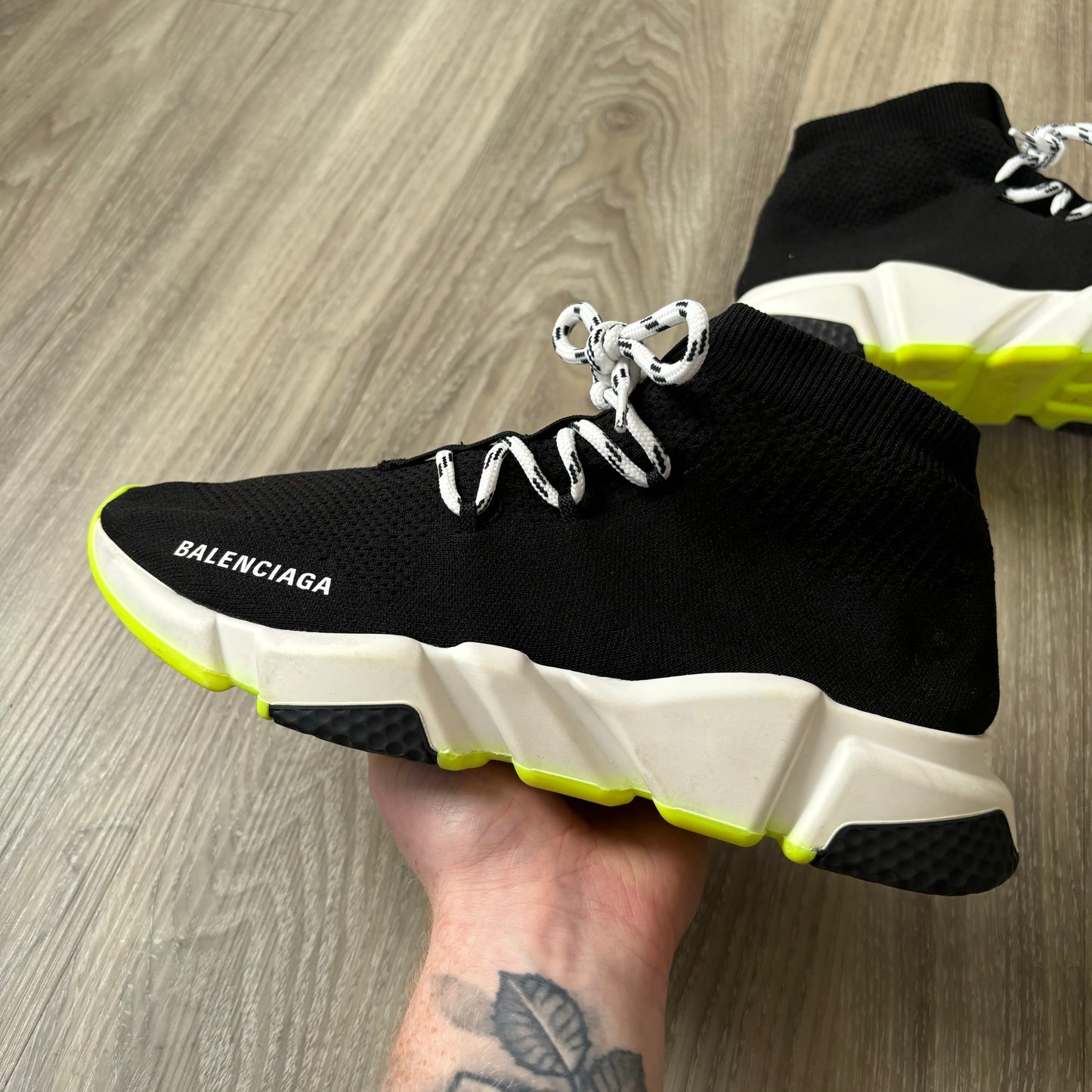 Balenciaga Speed Laced Trainers UK 9