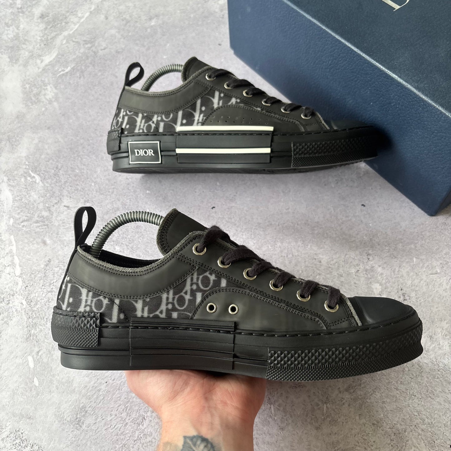 Dior B23 Low Trainers - UK 7