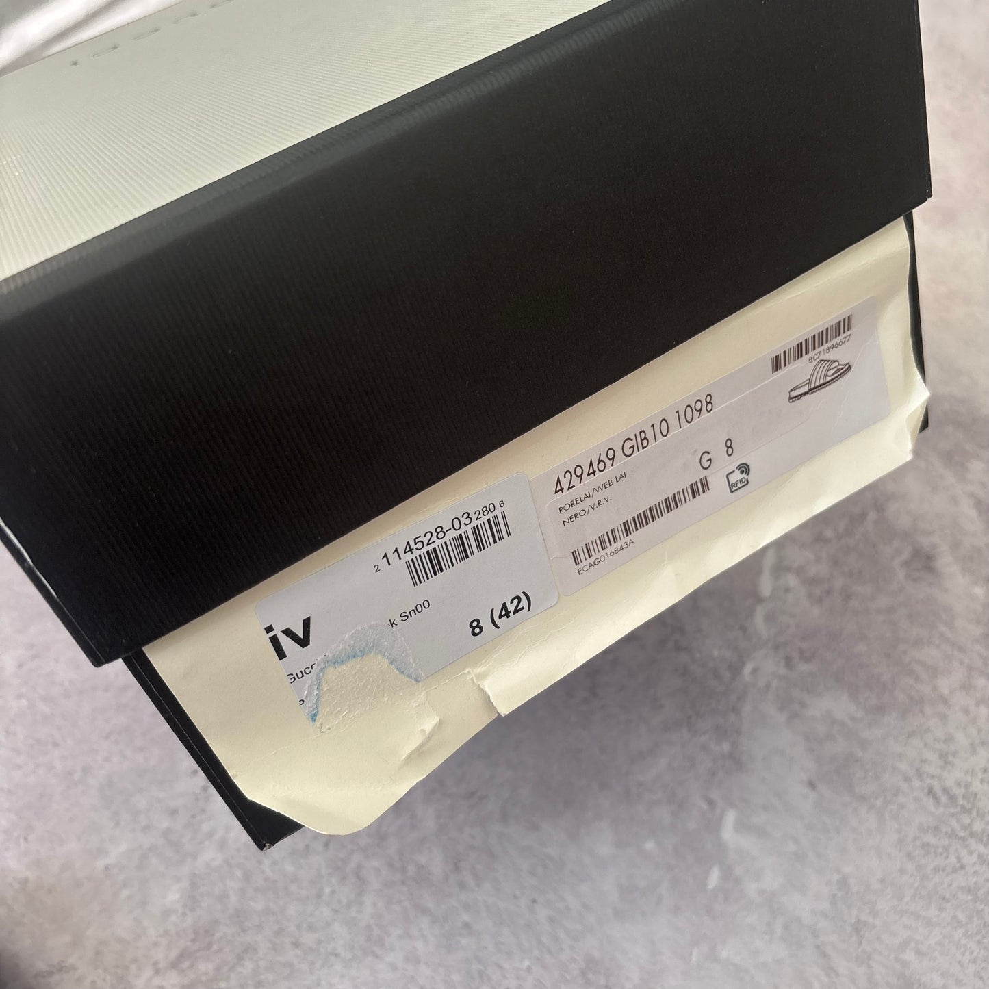 Gucci Web Sliders - UK 8